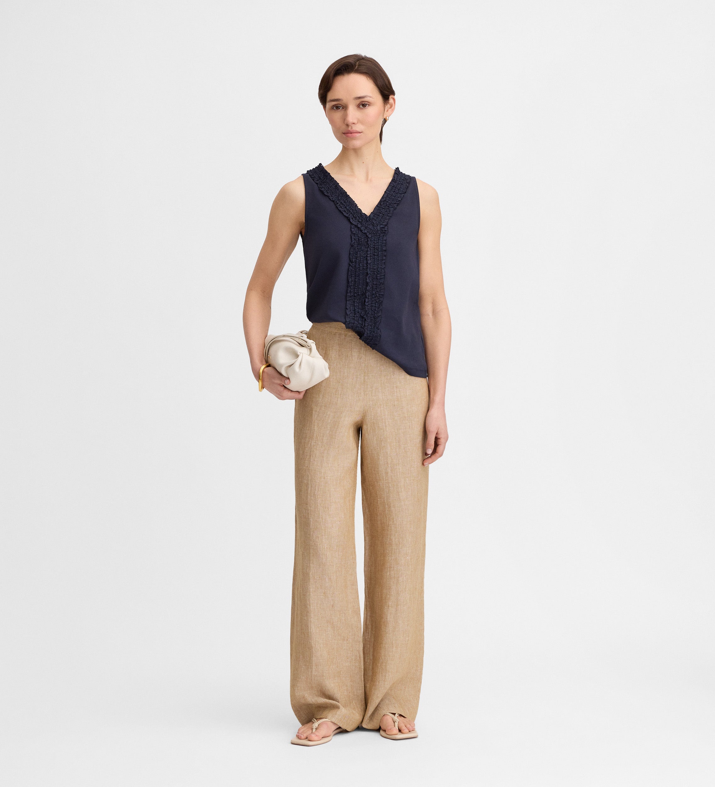 Top bordado textil
