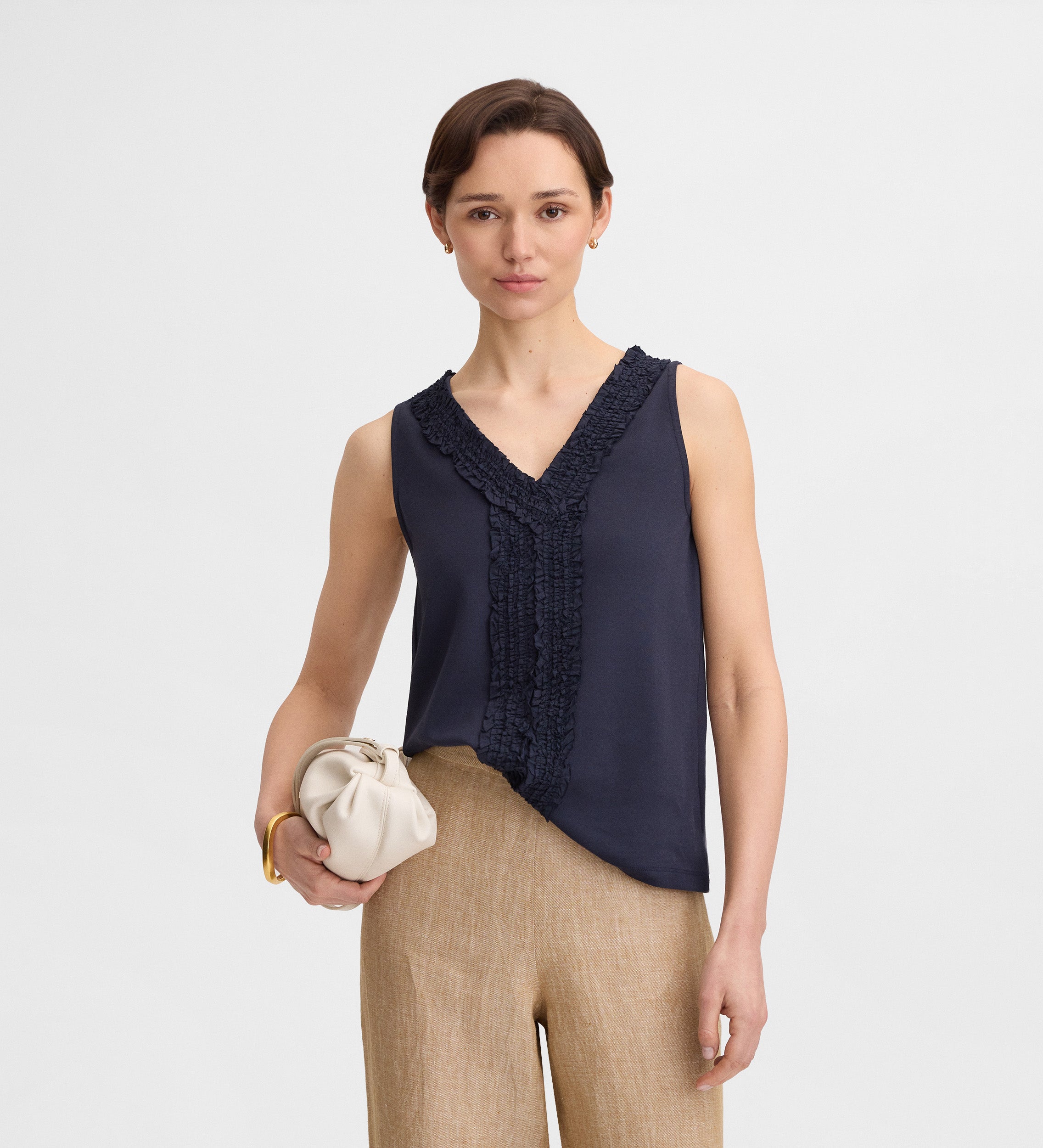 Top bordado textil