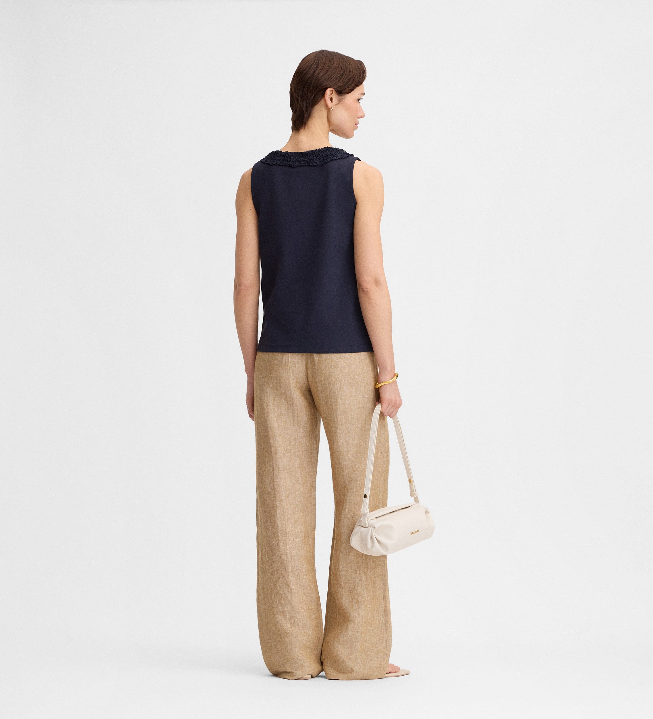 Top bordado textil