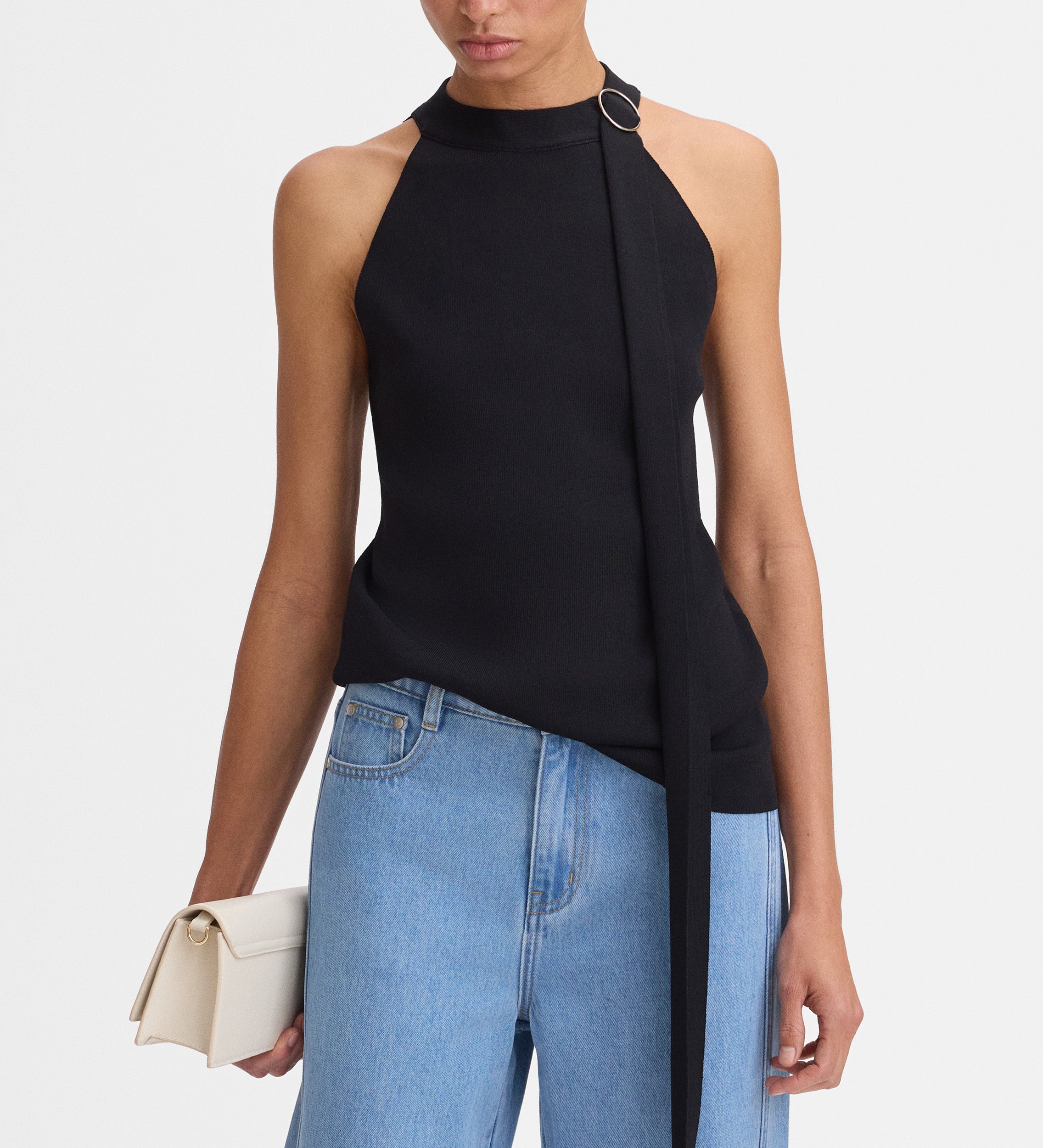 Top punto halter hebilla