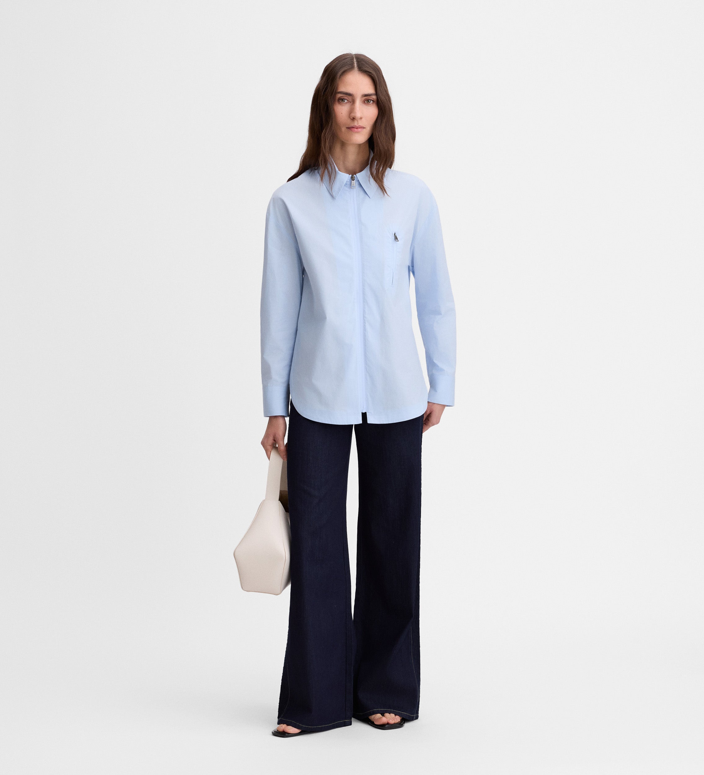 Chemise à fermeture éclair