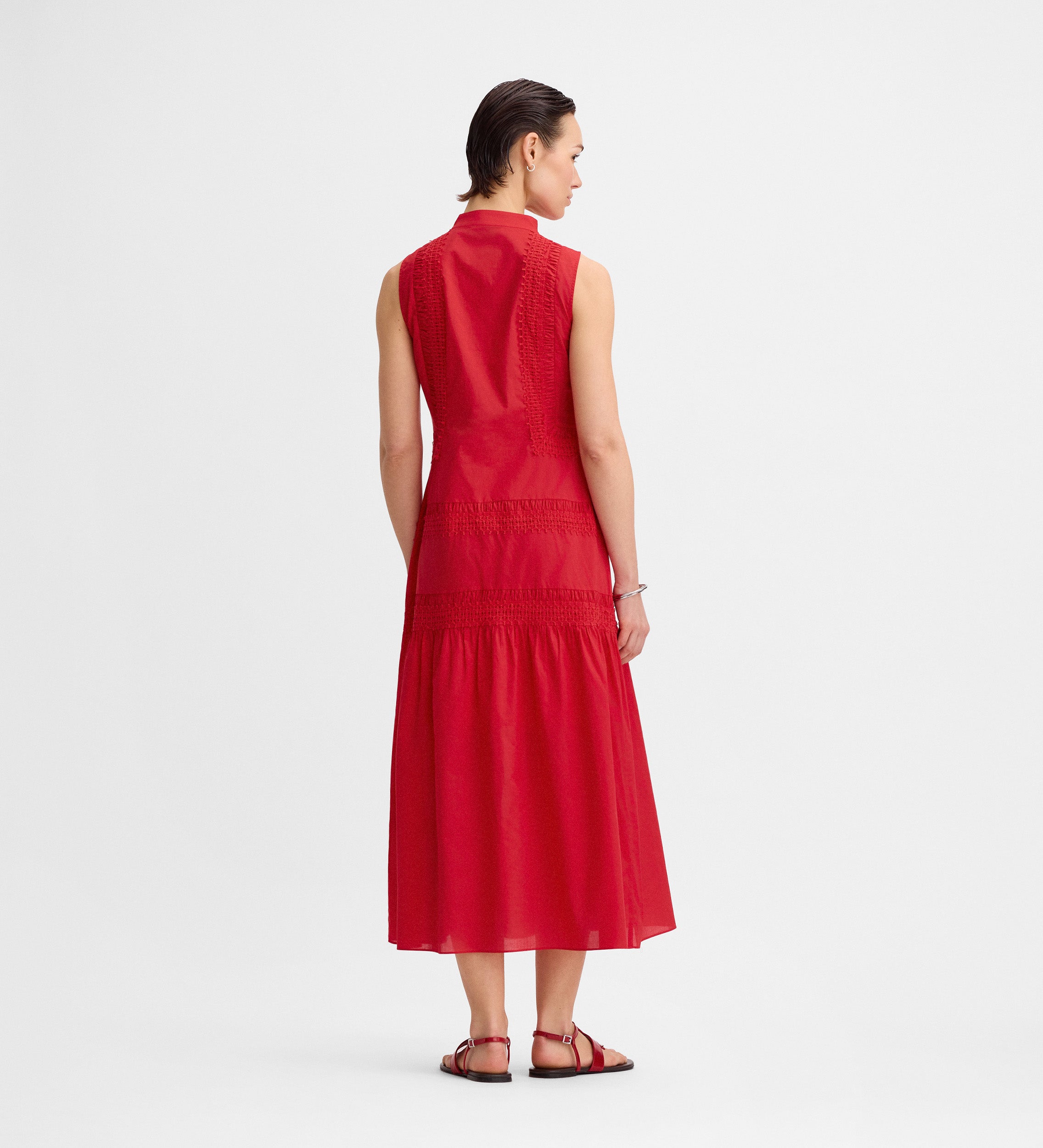 Vestido midi puntillas