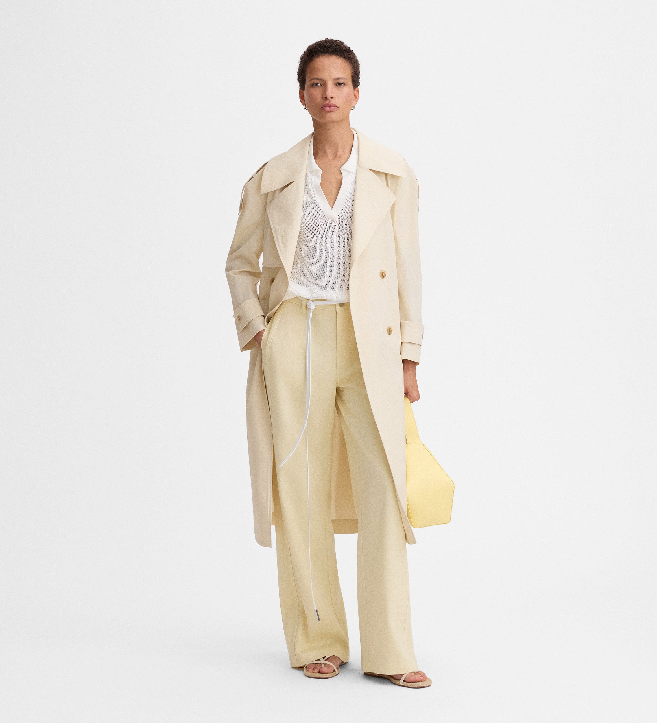 Pantalón recto ancho