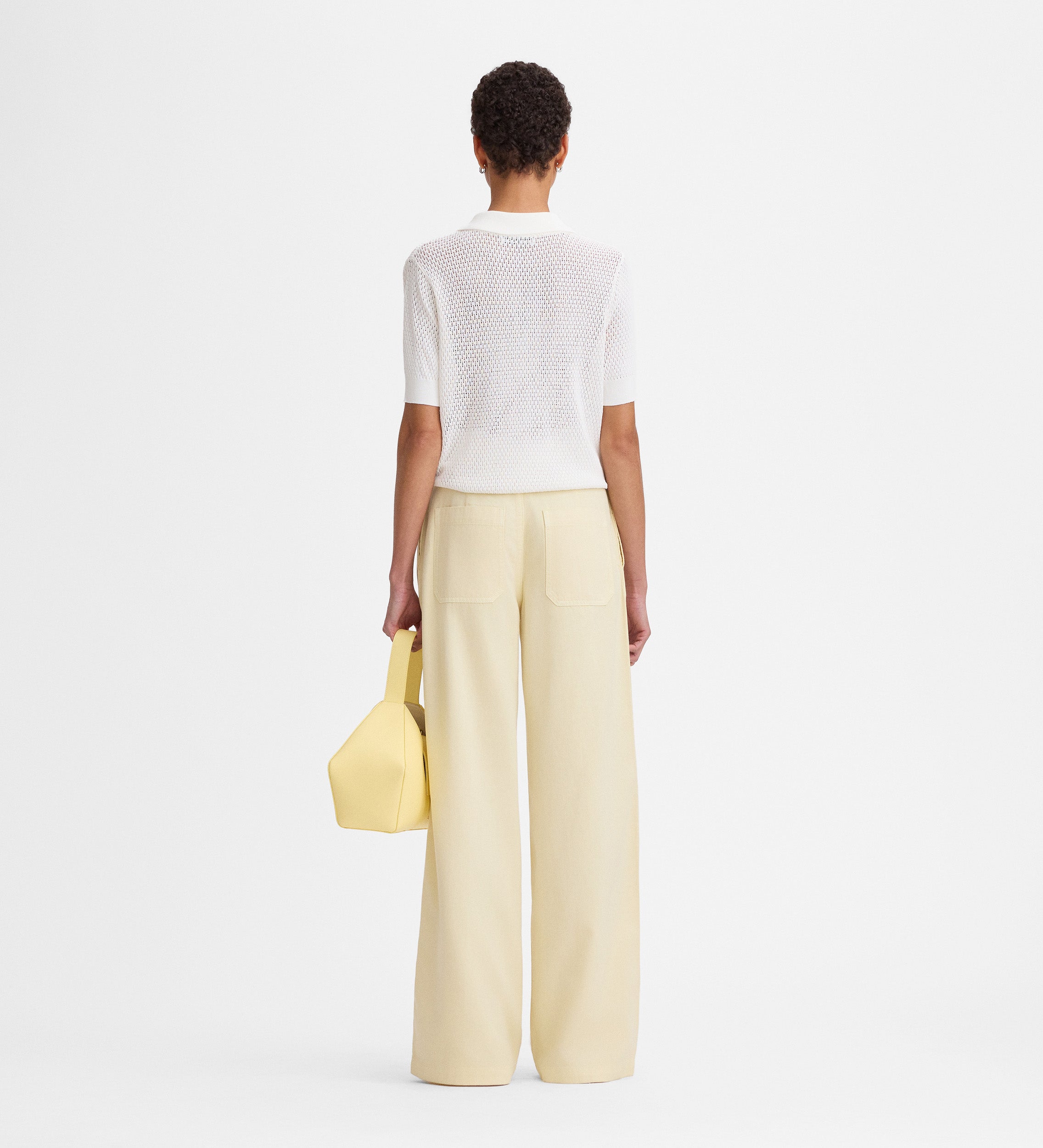 Pantalón recto ancho