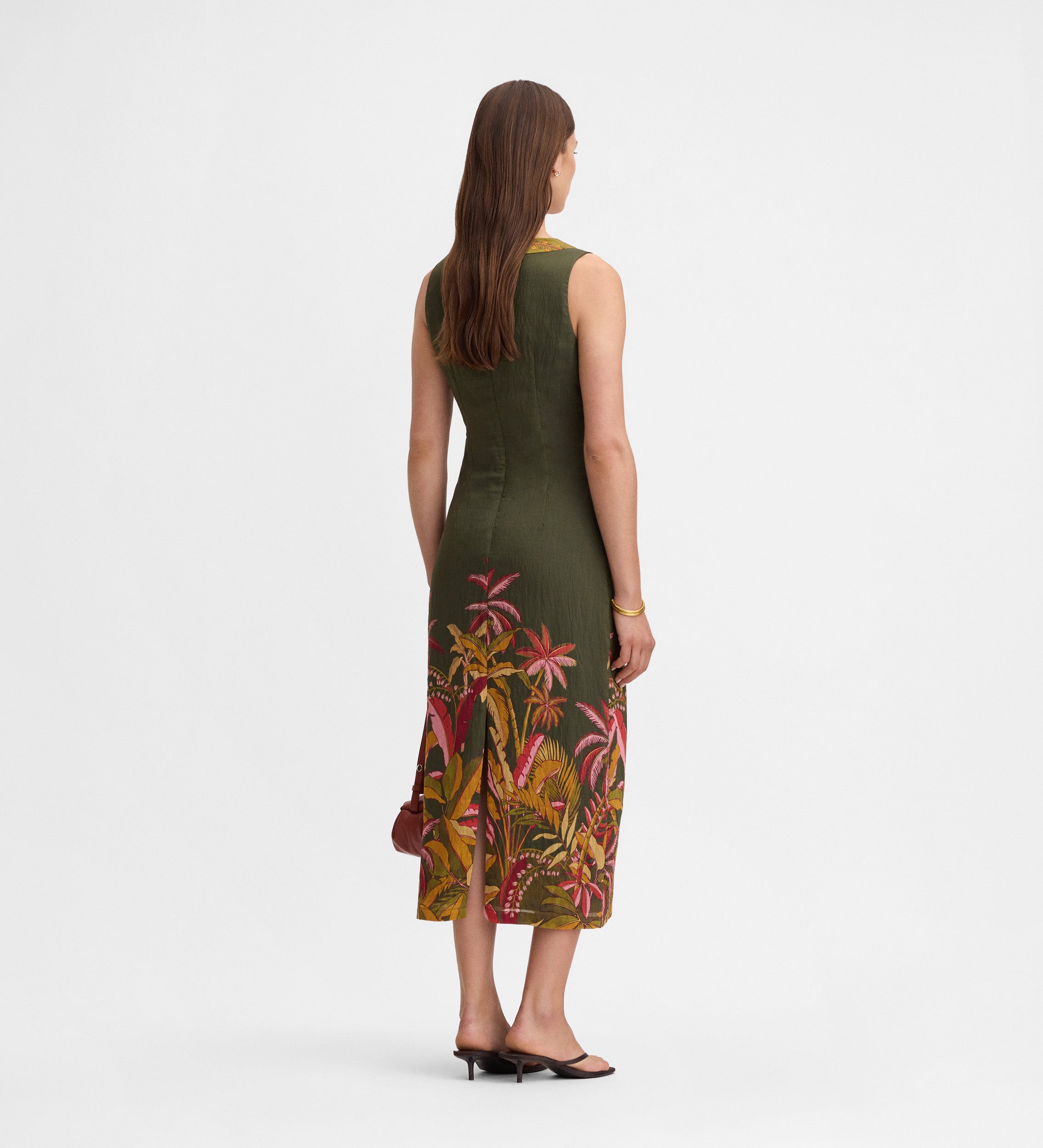 Long printed dress