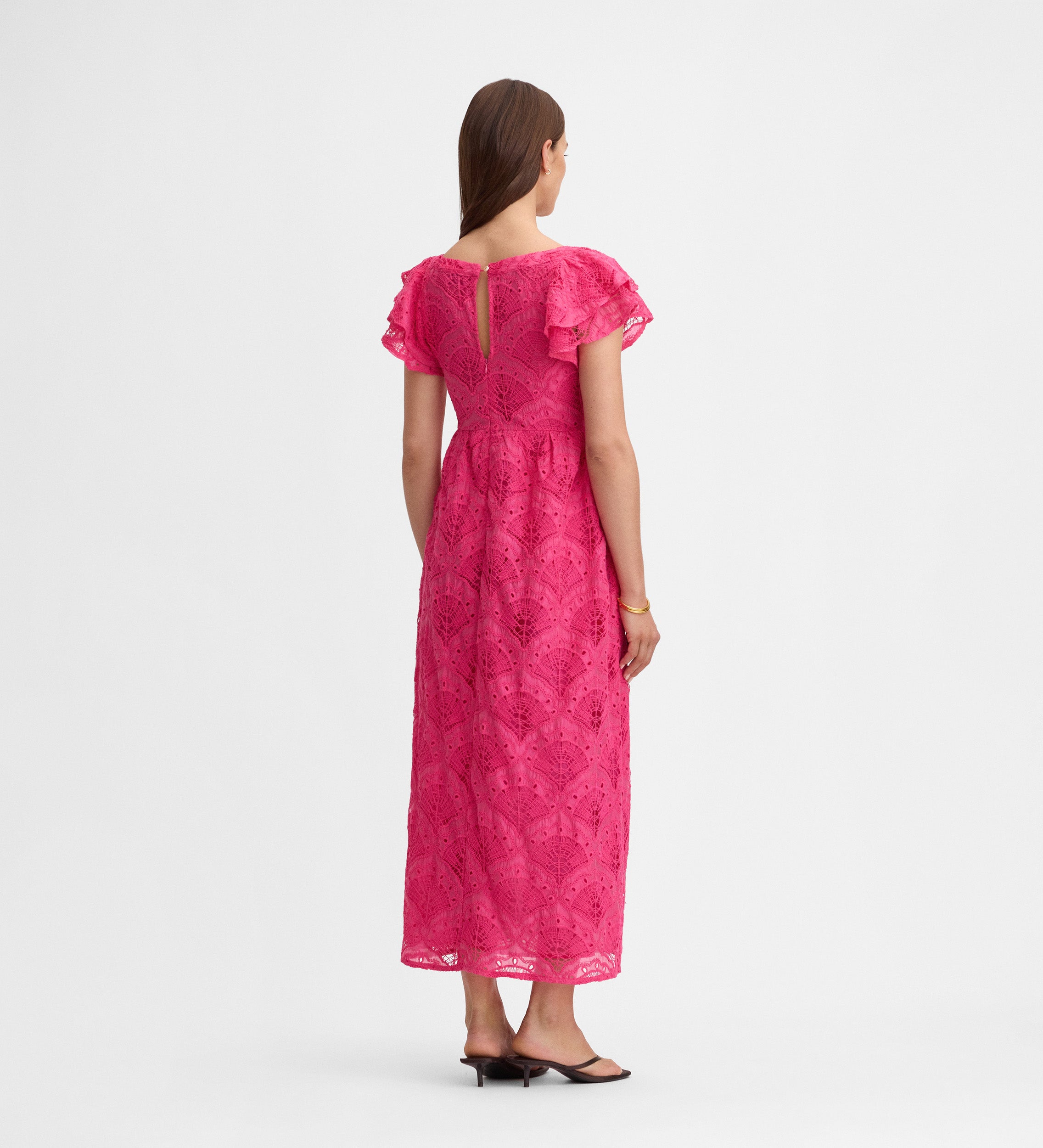 Embroidered long dress