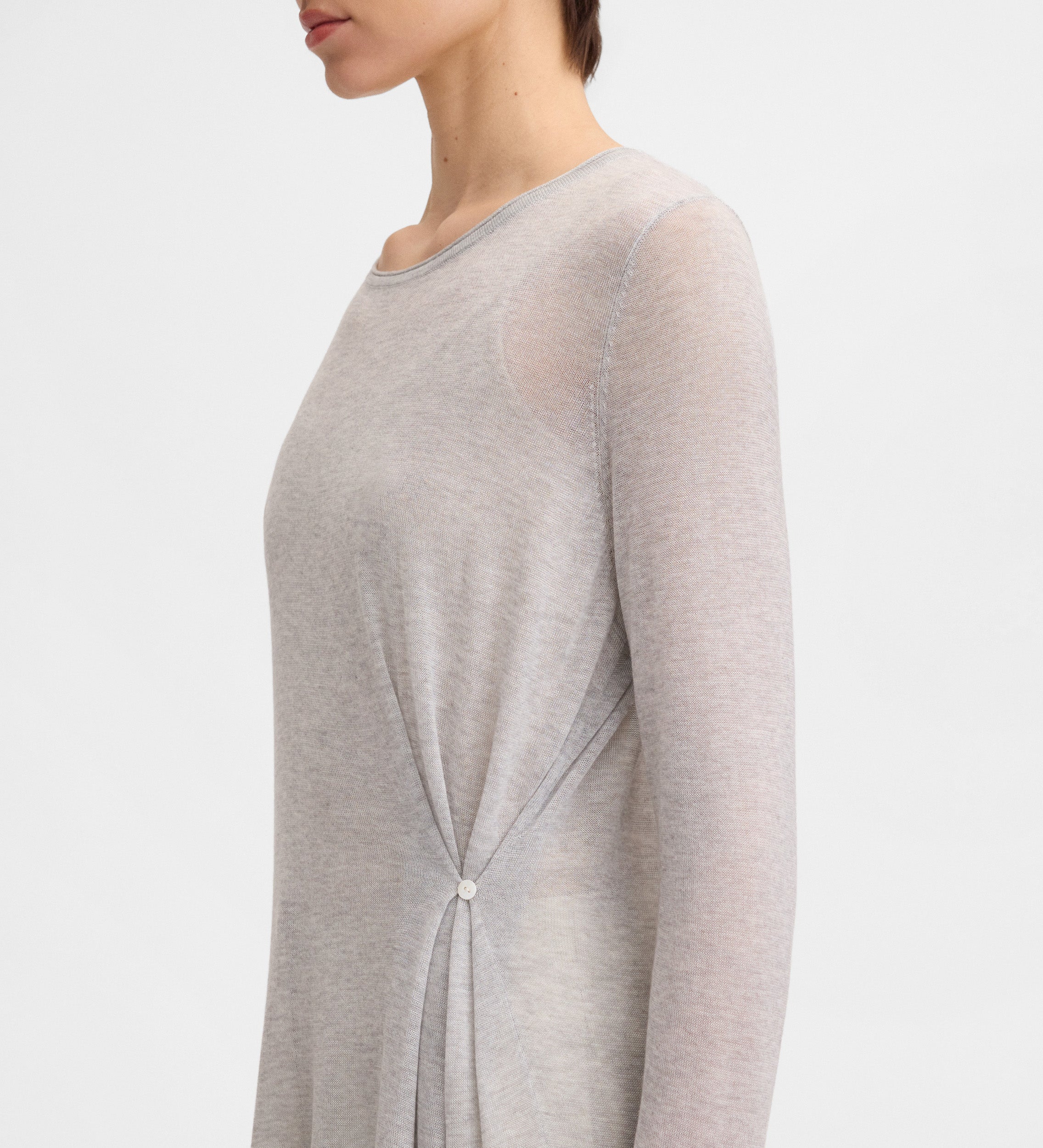 Fitted detail sweater
