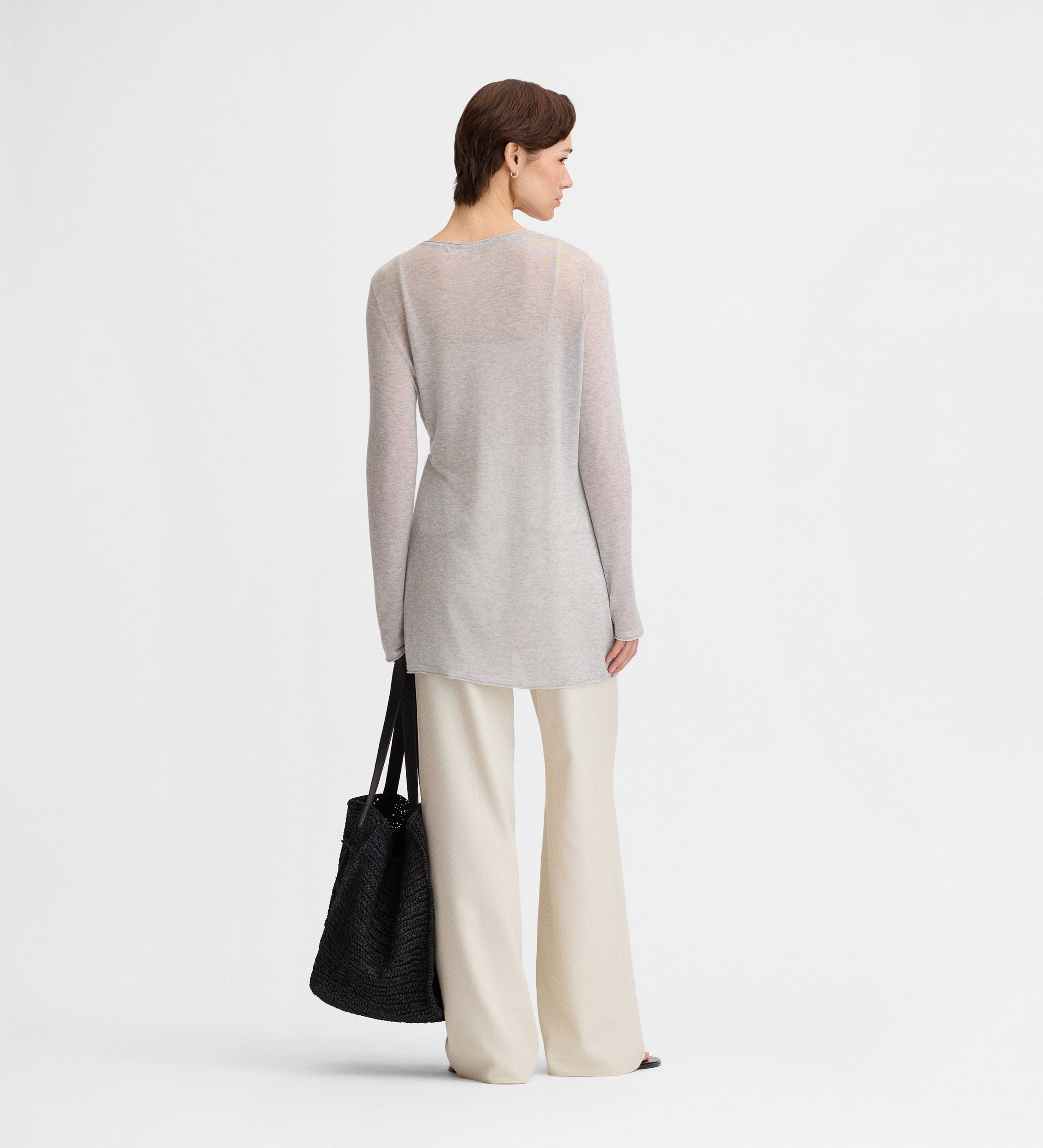 Fitted detail sweater