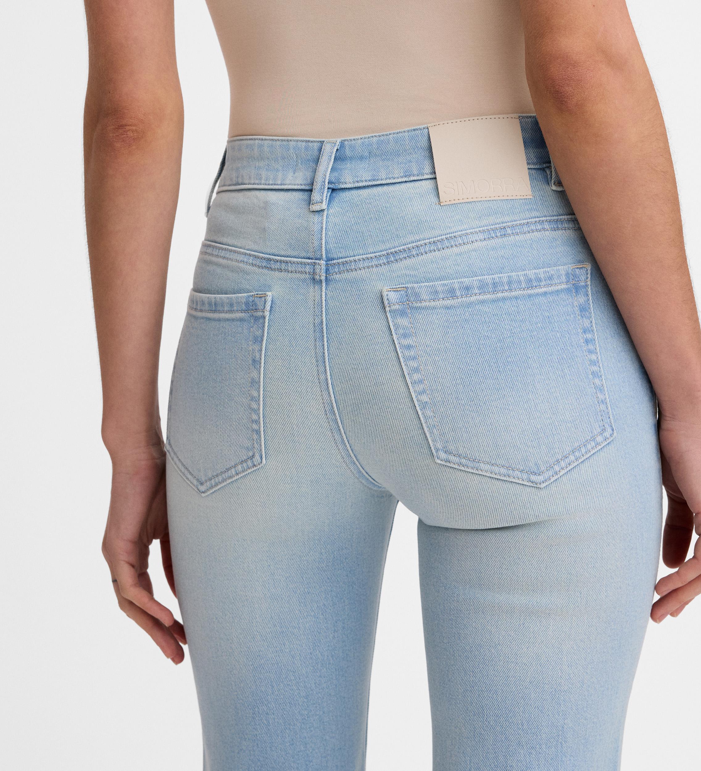 Flared cropped pants