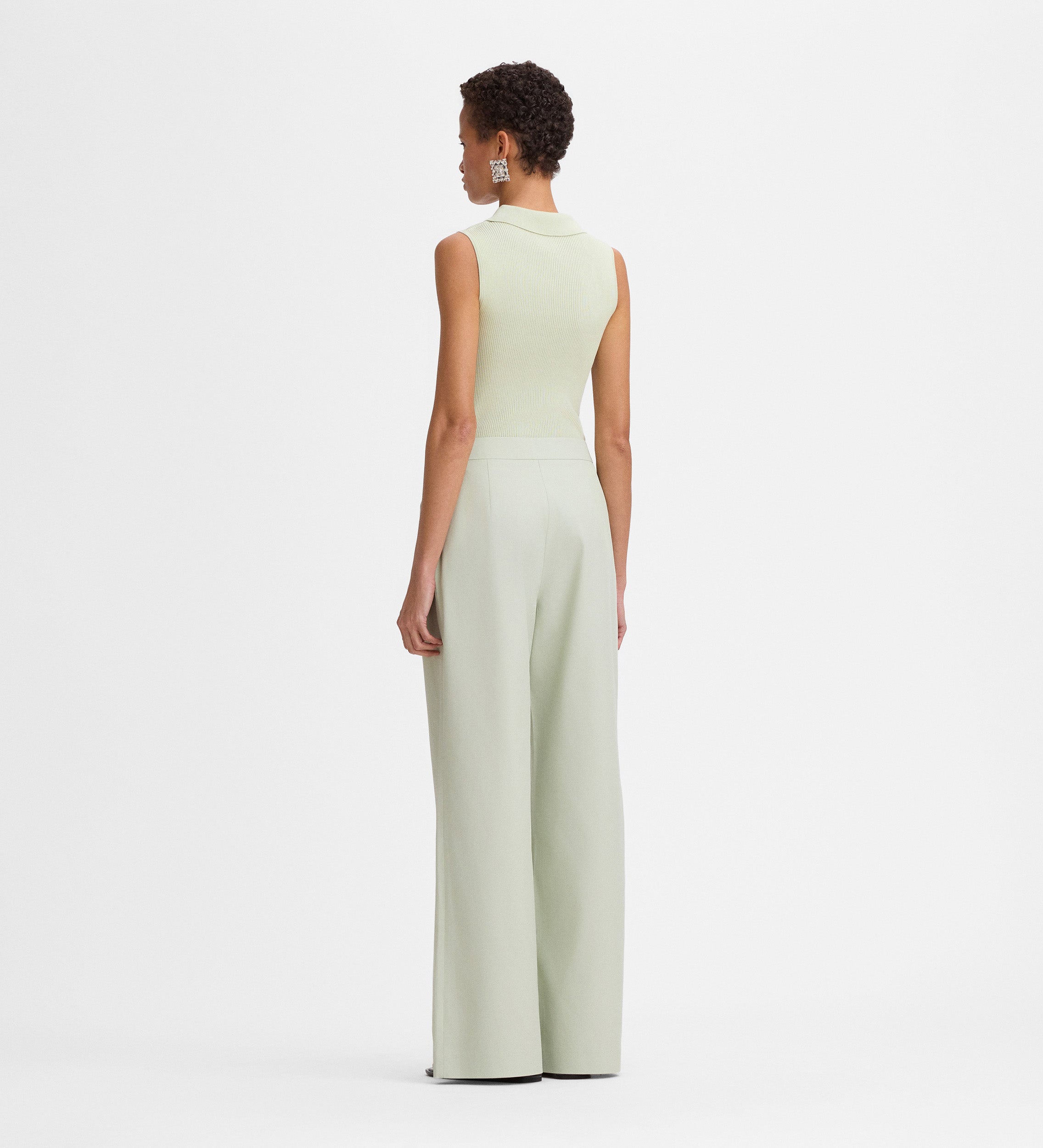 Pantalón pinzas ancho