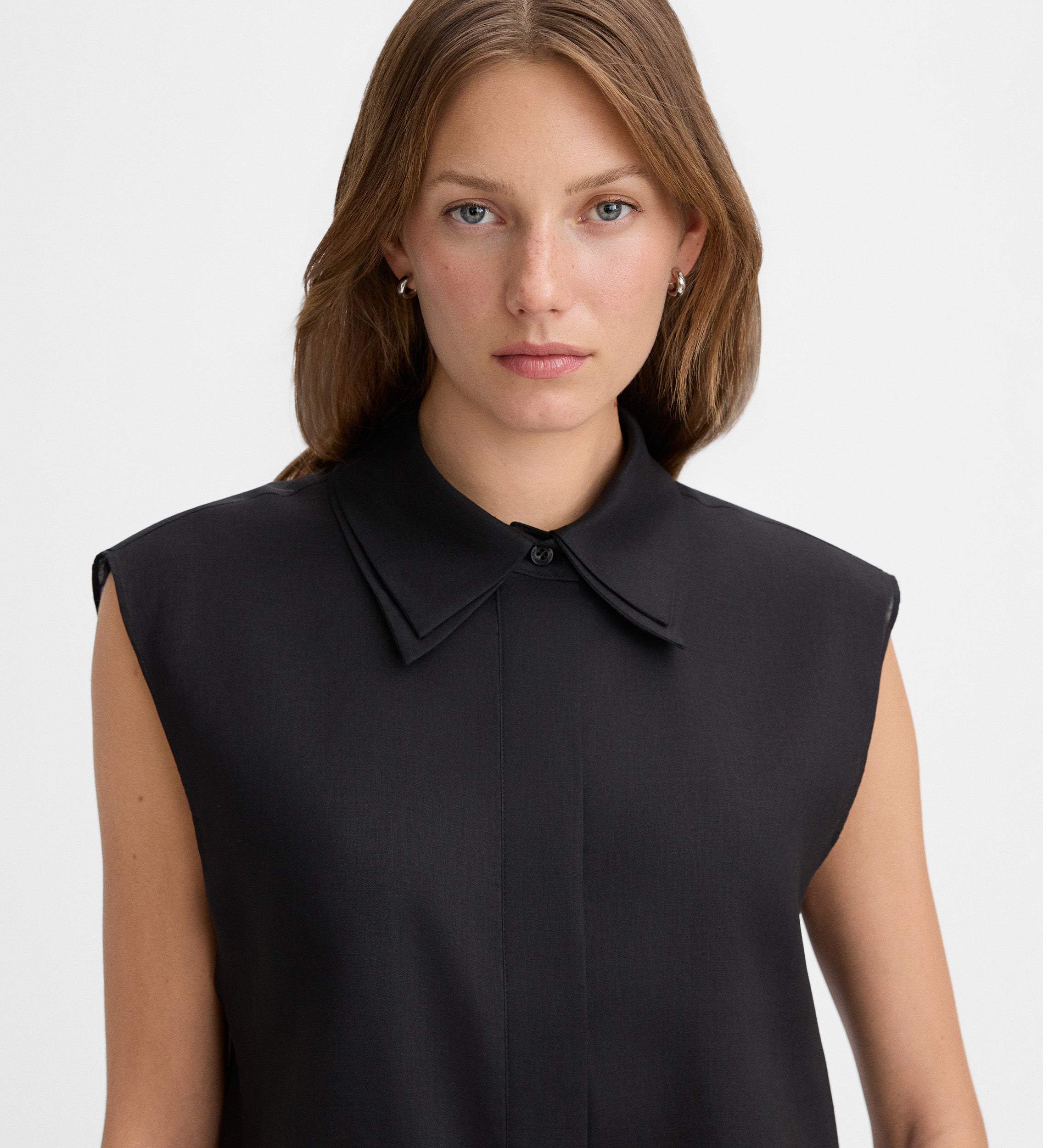 Camisa corta superposición