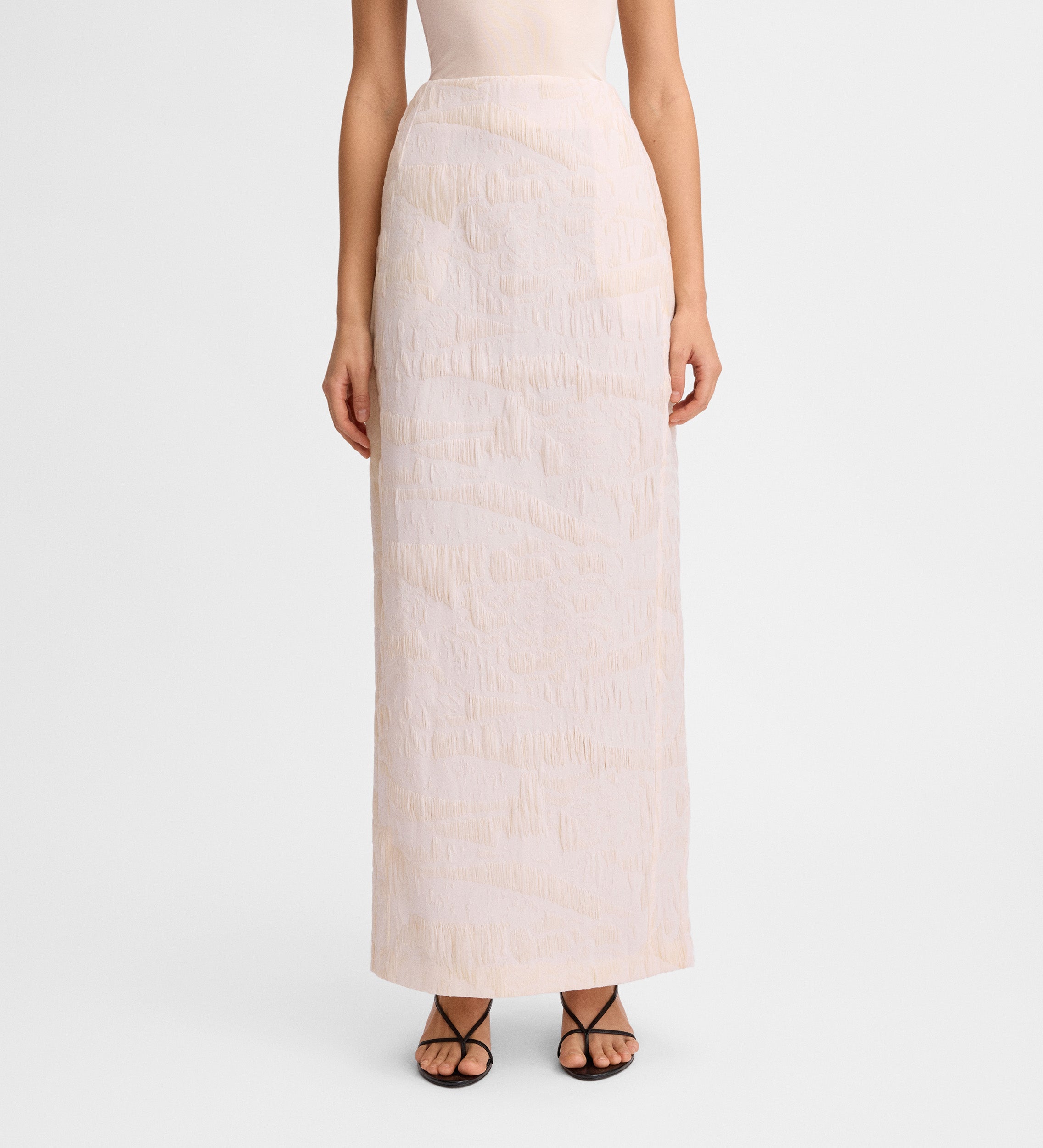 Jupe crayon style jacquard