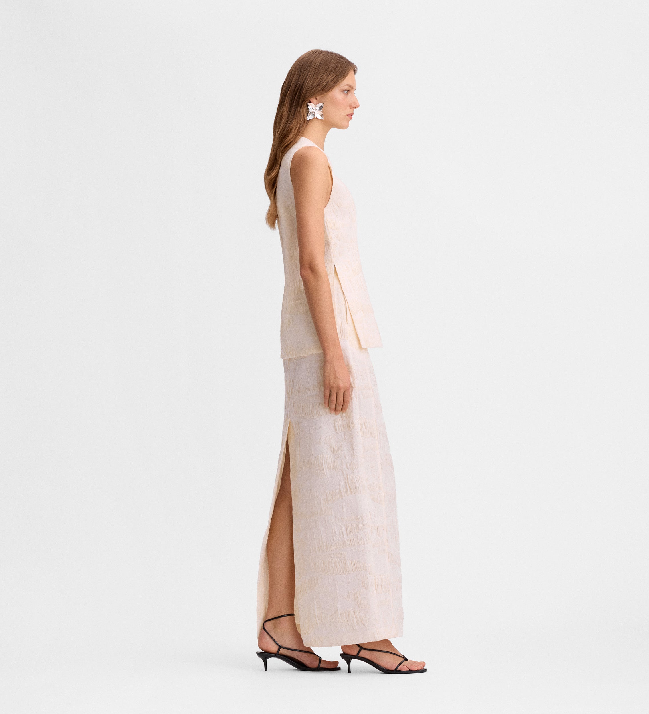 Top jacquard textura