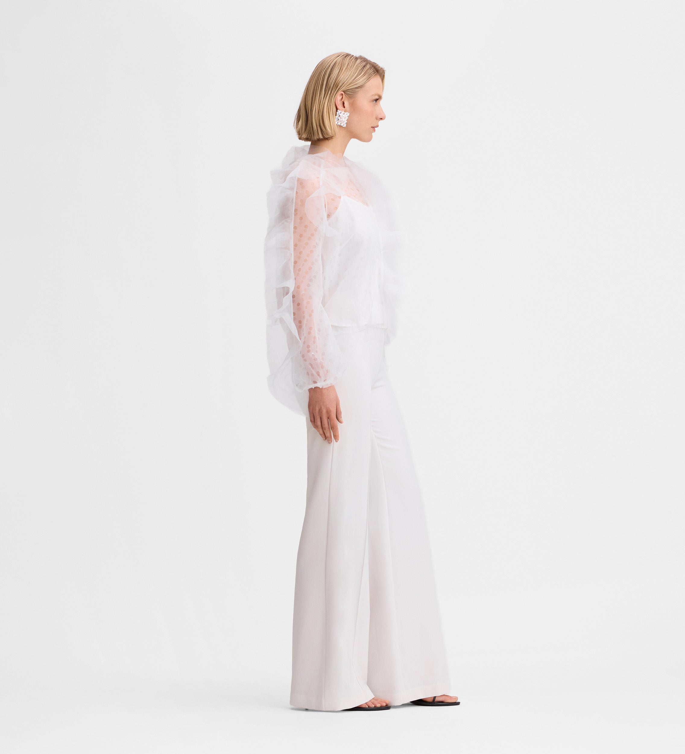 Organza bomber jacket