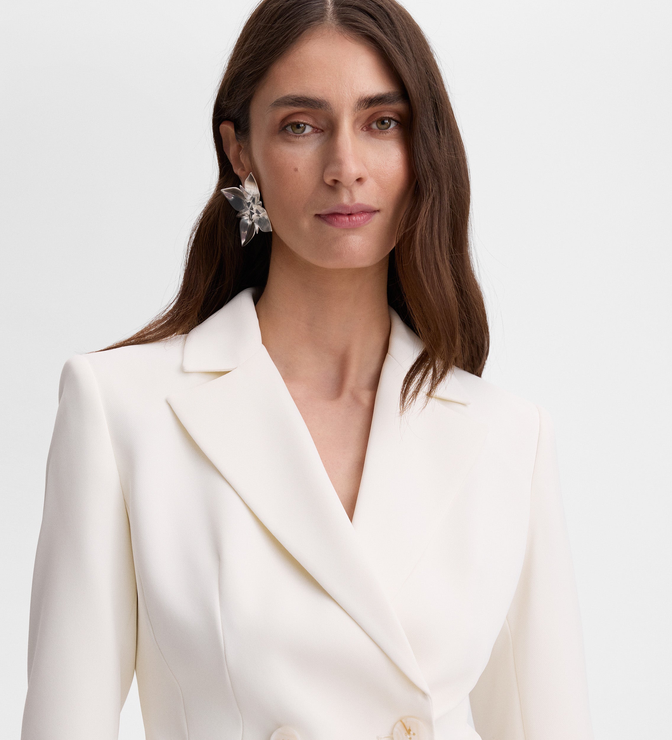 Americana entallada doble cruce