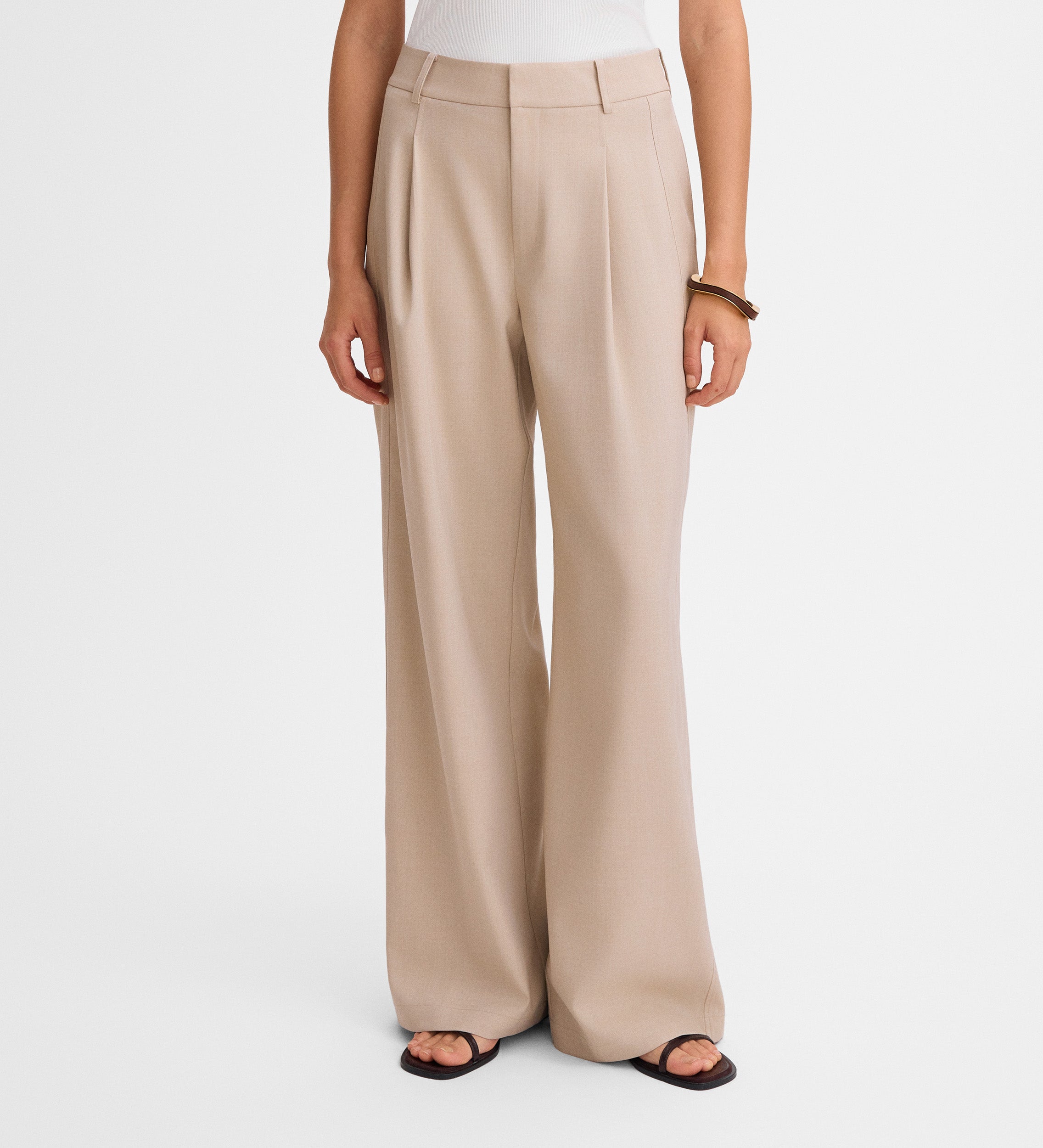 Pantalón ancho pinzas