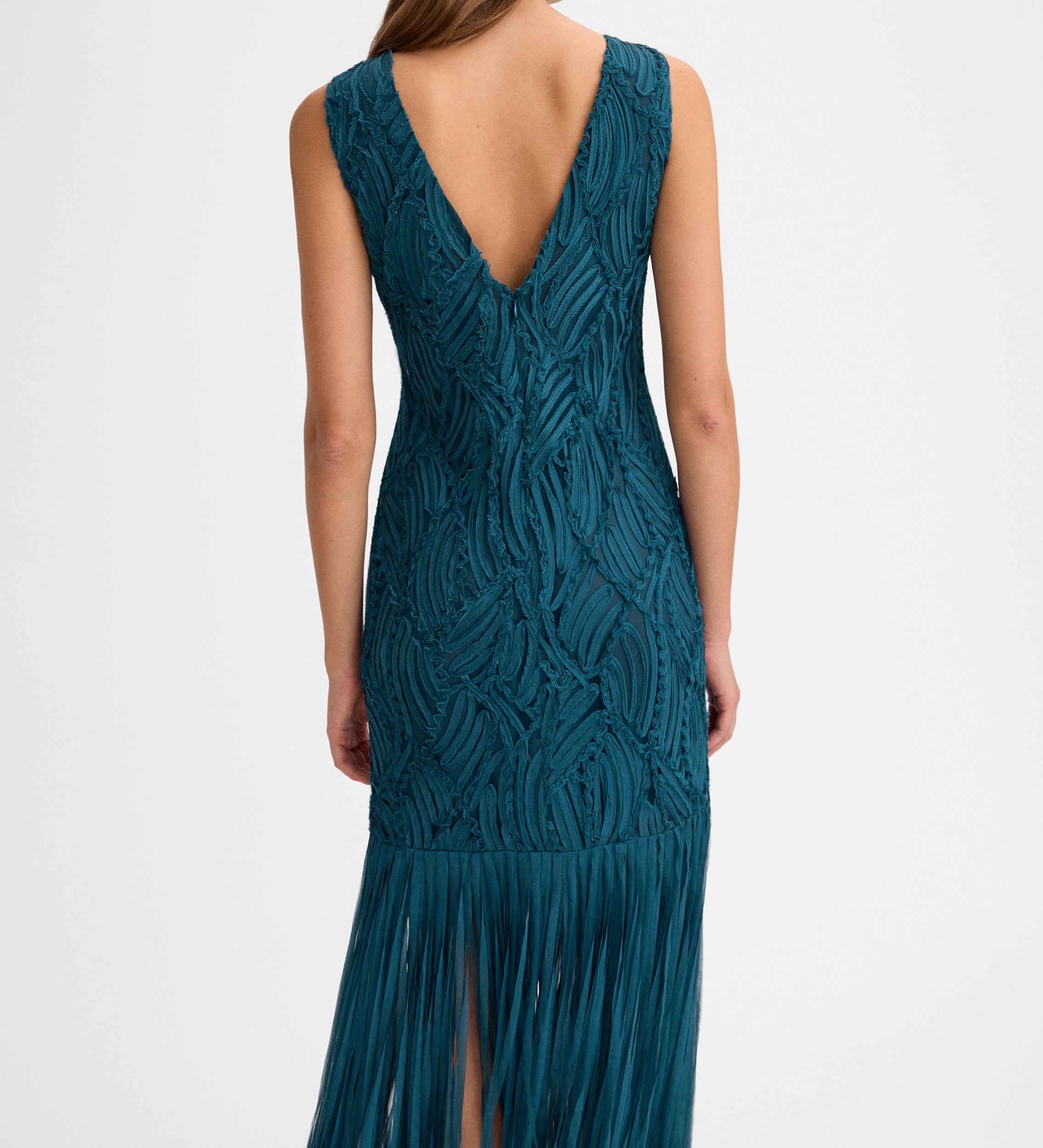 Long fringed dress