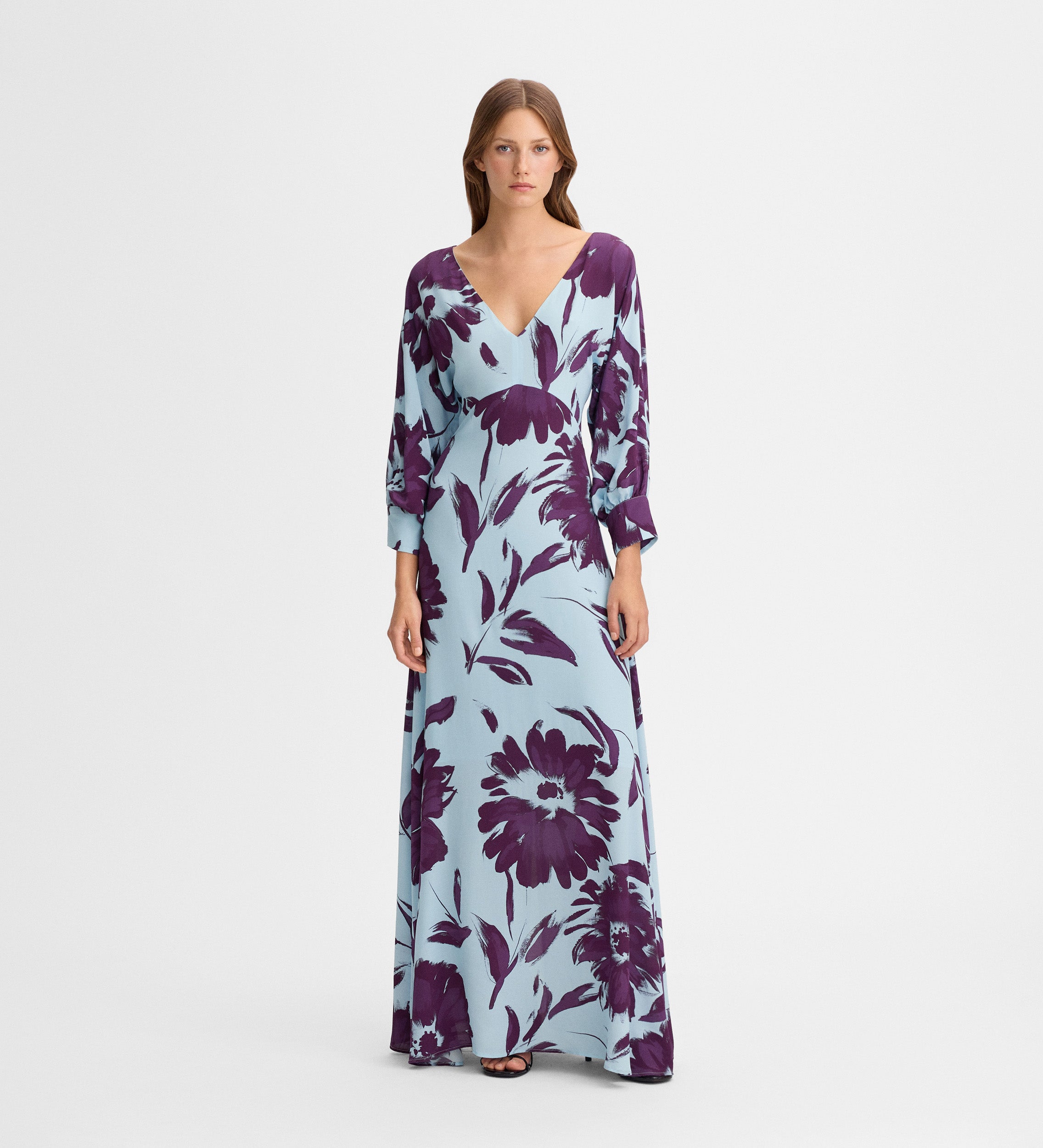 Robe longue imprimée