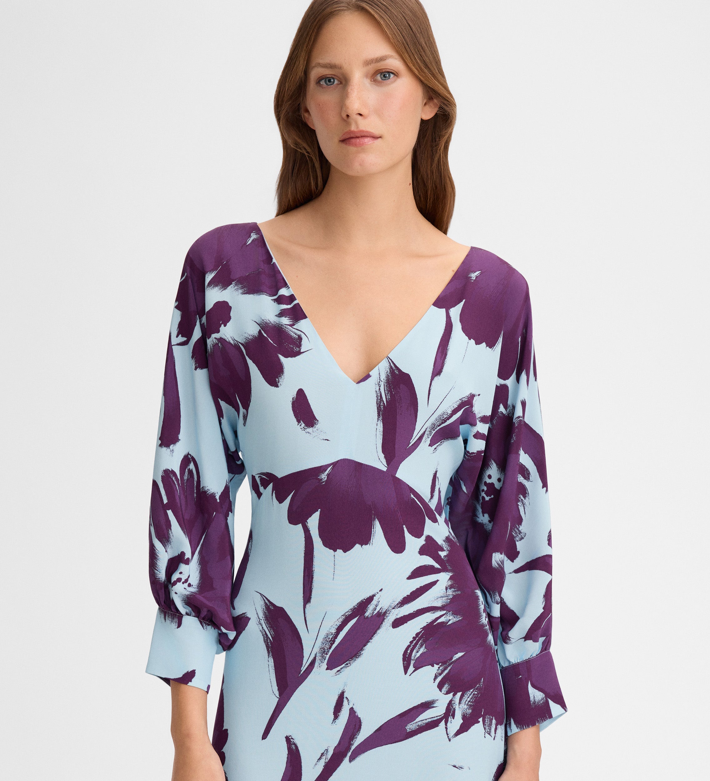 Robe longue imprimée