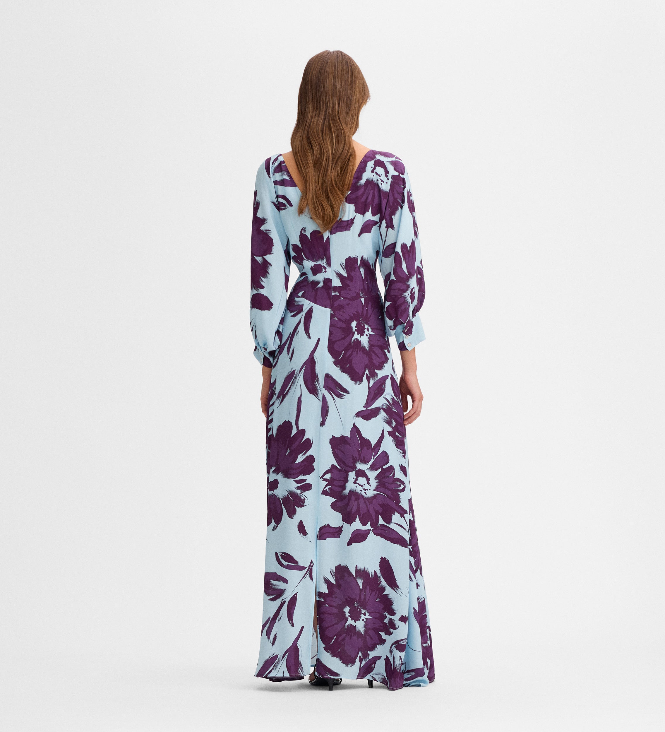 Robe longue imprimée