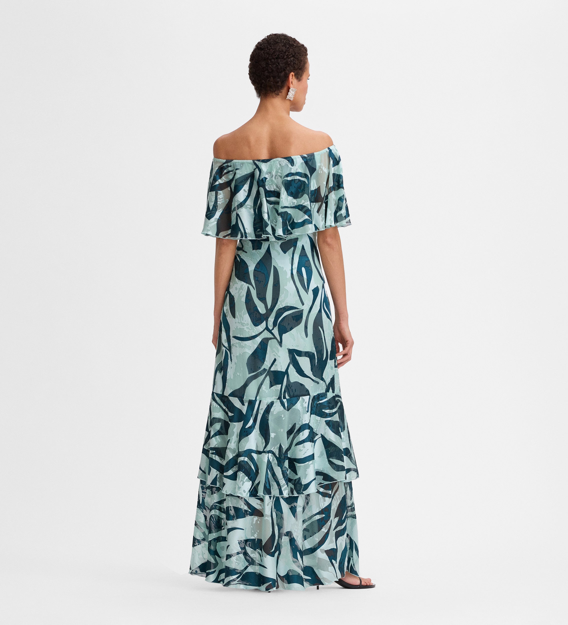 Robe longue imprimée