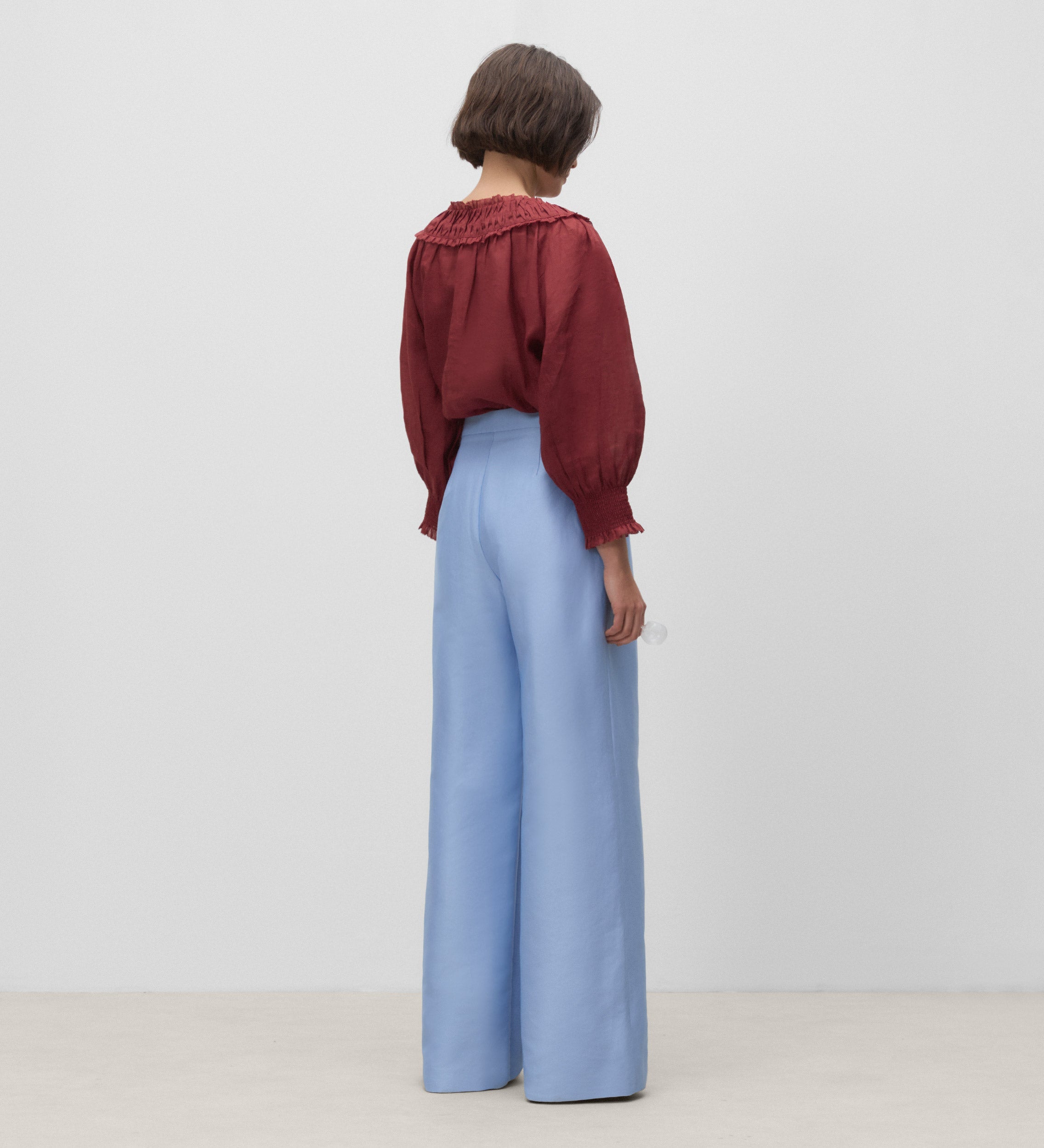 Pantalon large à pinces