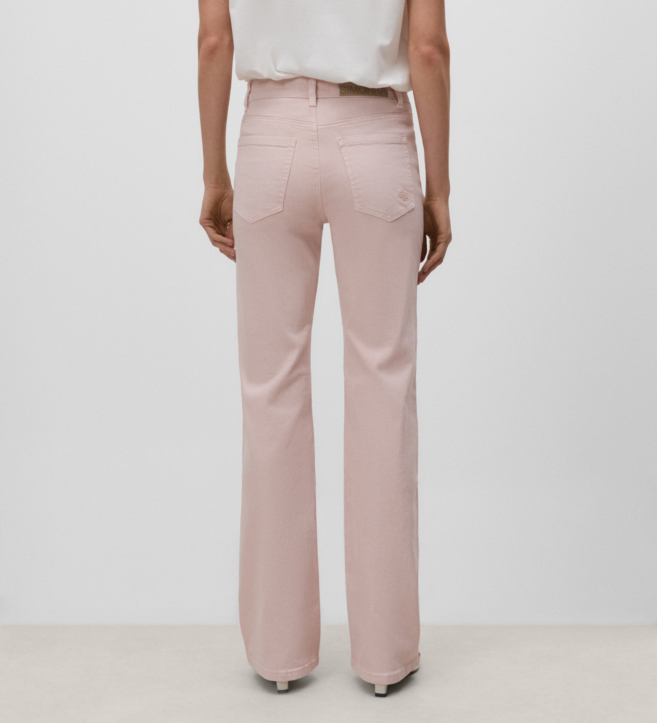 Lorza twill front trousers