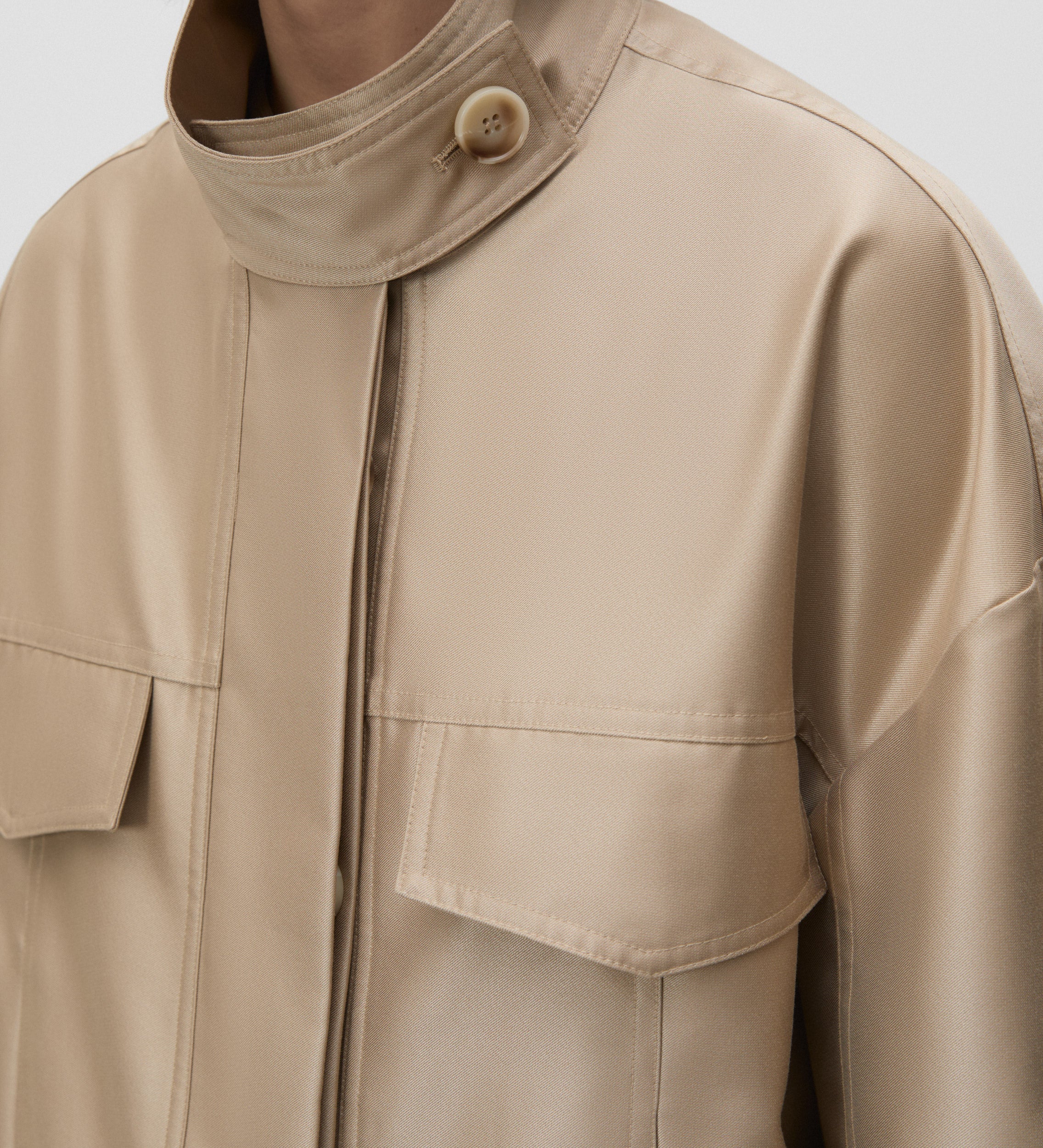 Chaqueta corta oversize