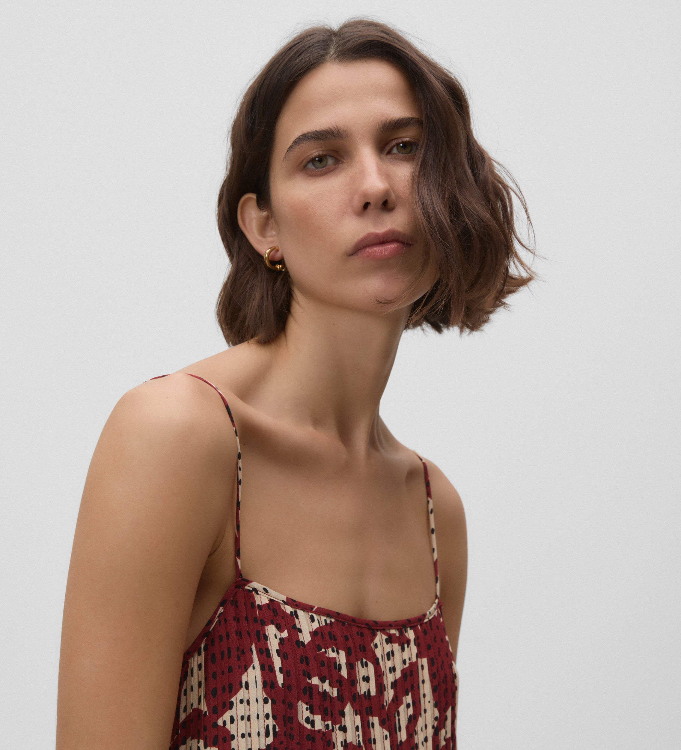 Vestido tirantes estampado