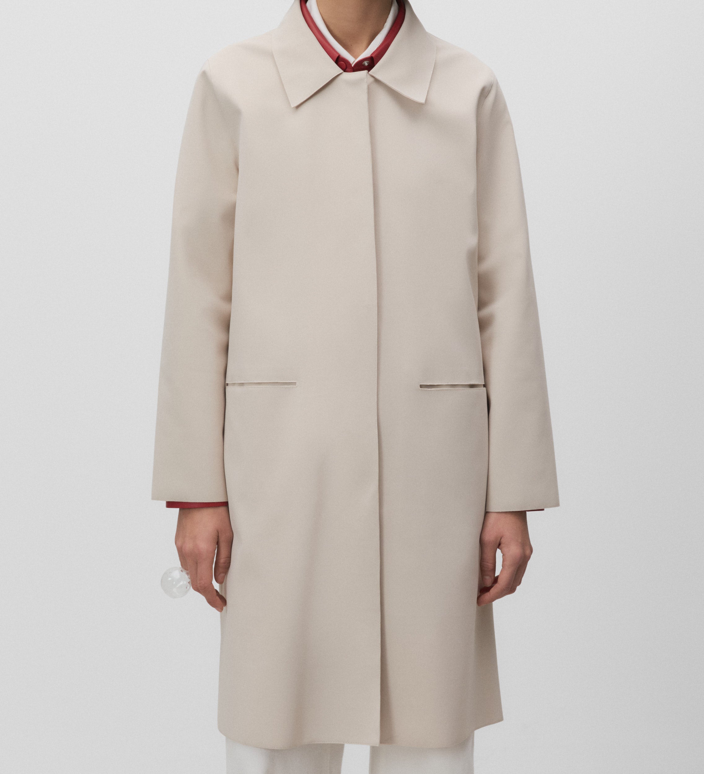 Technical trench coat