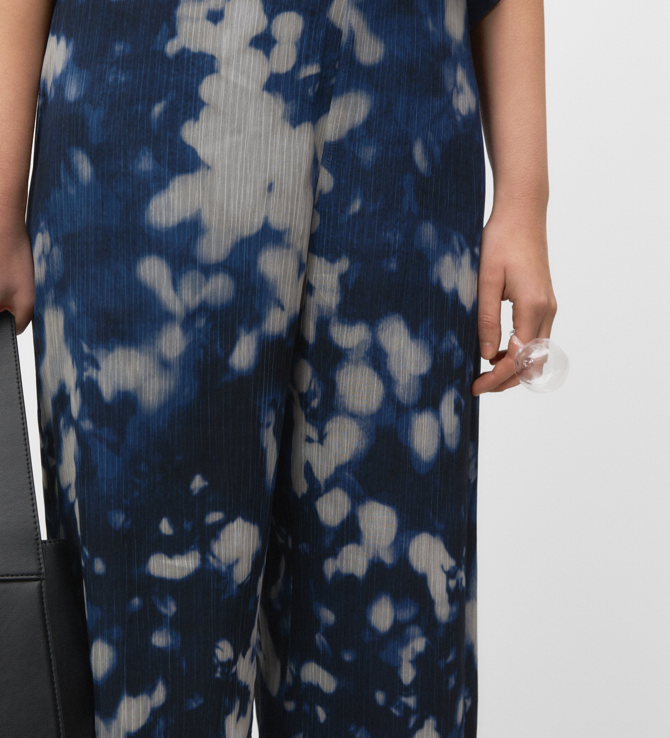Flowy printed trousers
