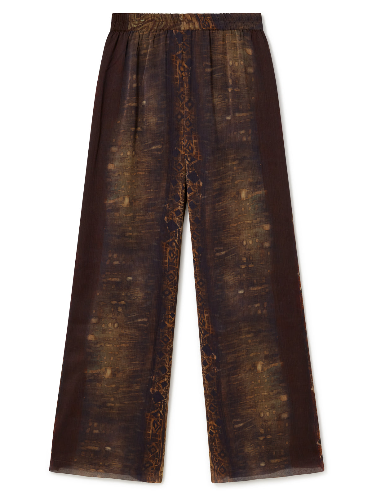 Printed crop pants