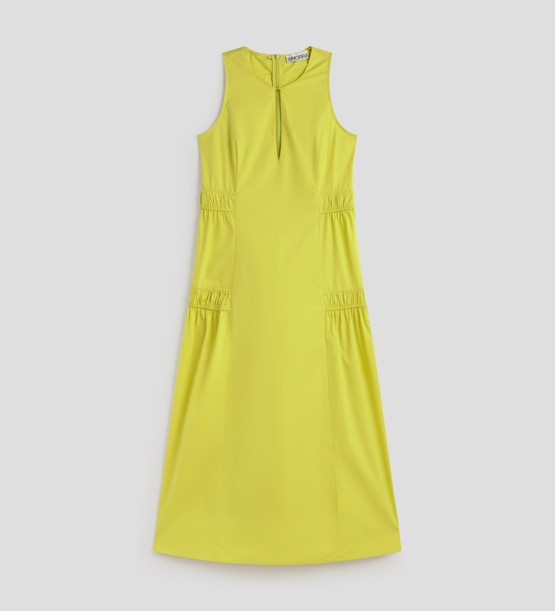 Vestido pisos frunces