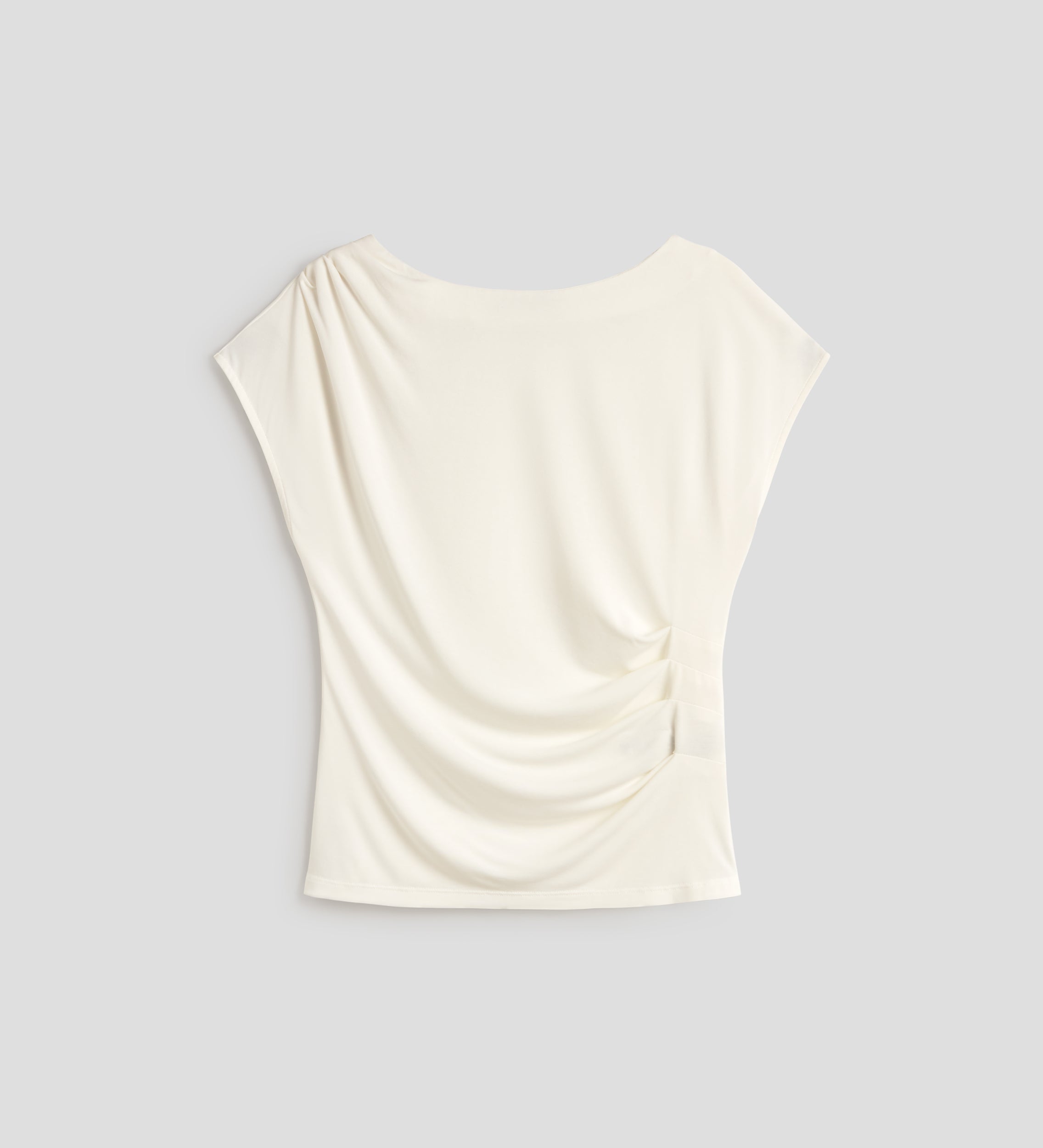 T-shirt à manches froncées