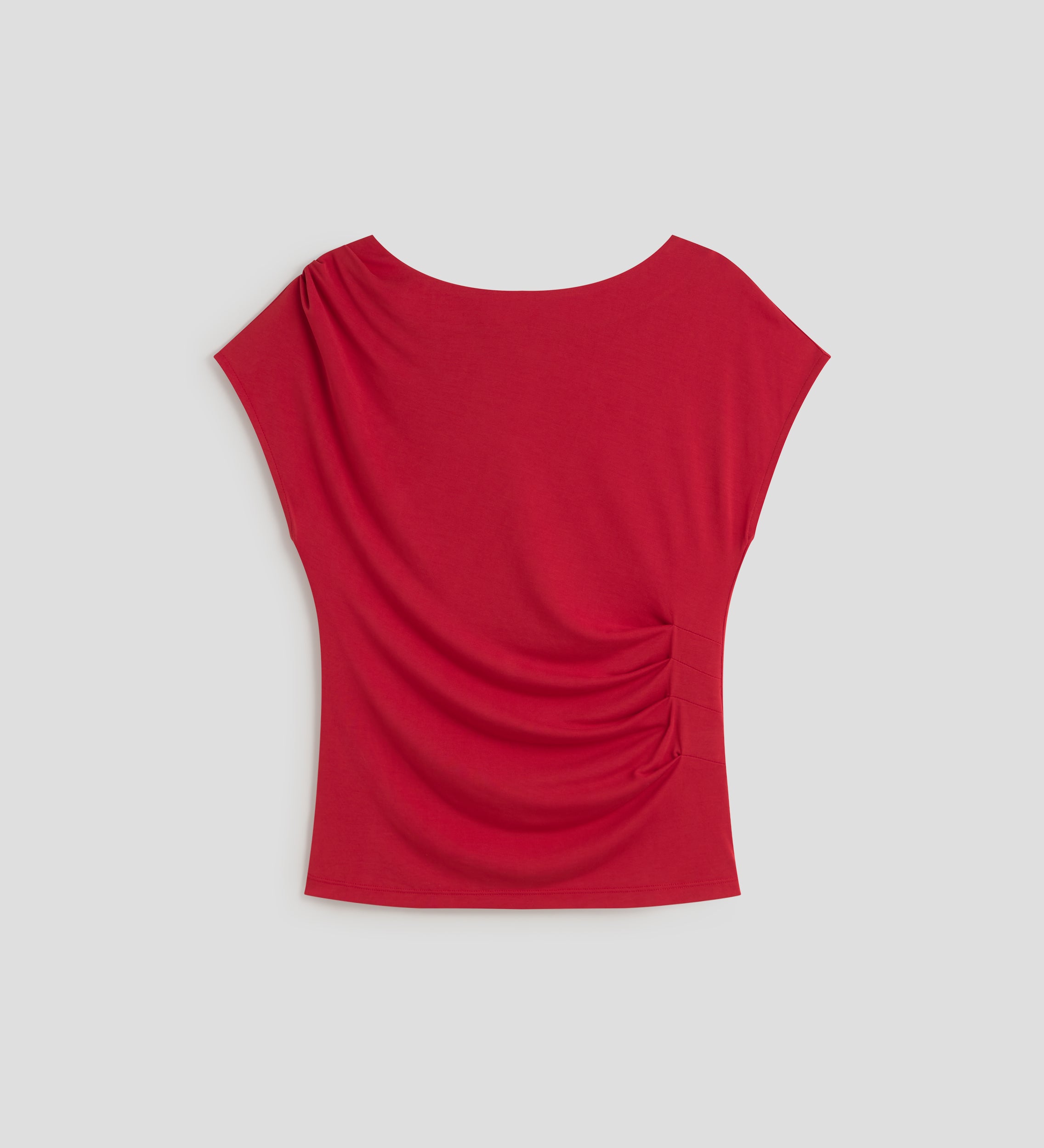 T-shirt à manches froncées