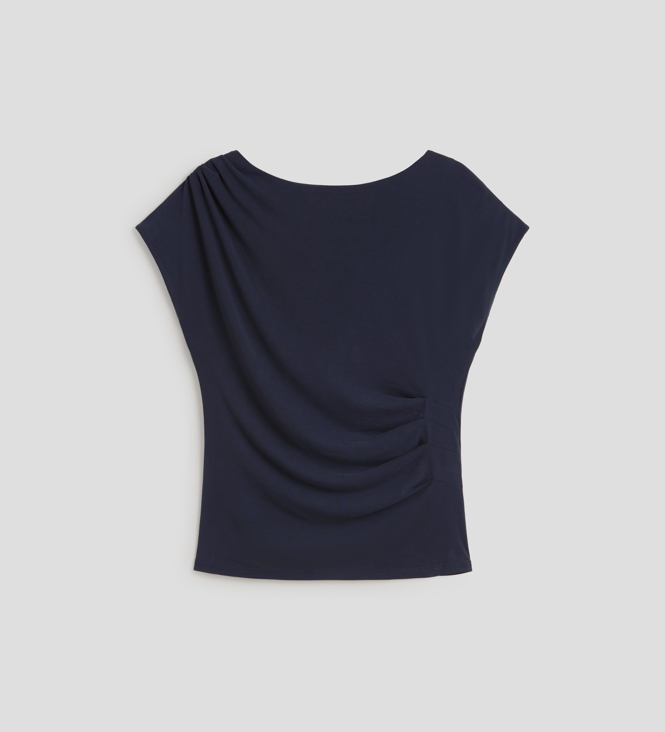 Camiseta manga corte frunces