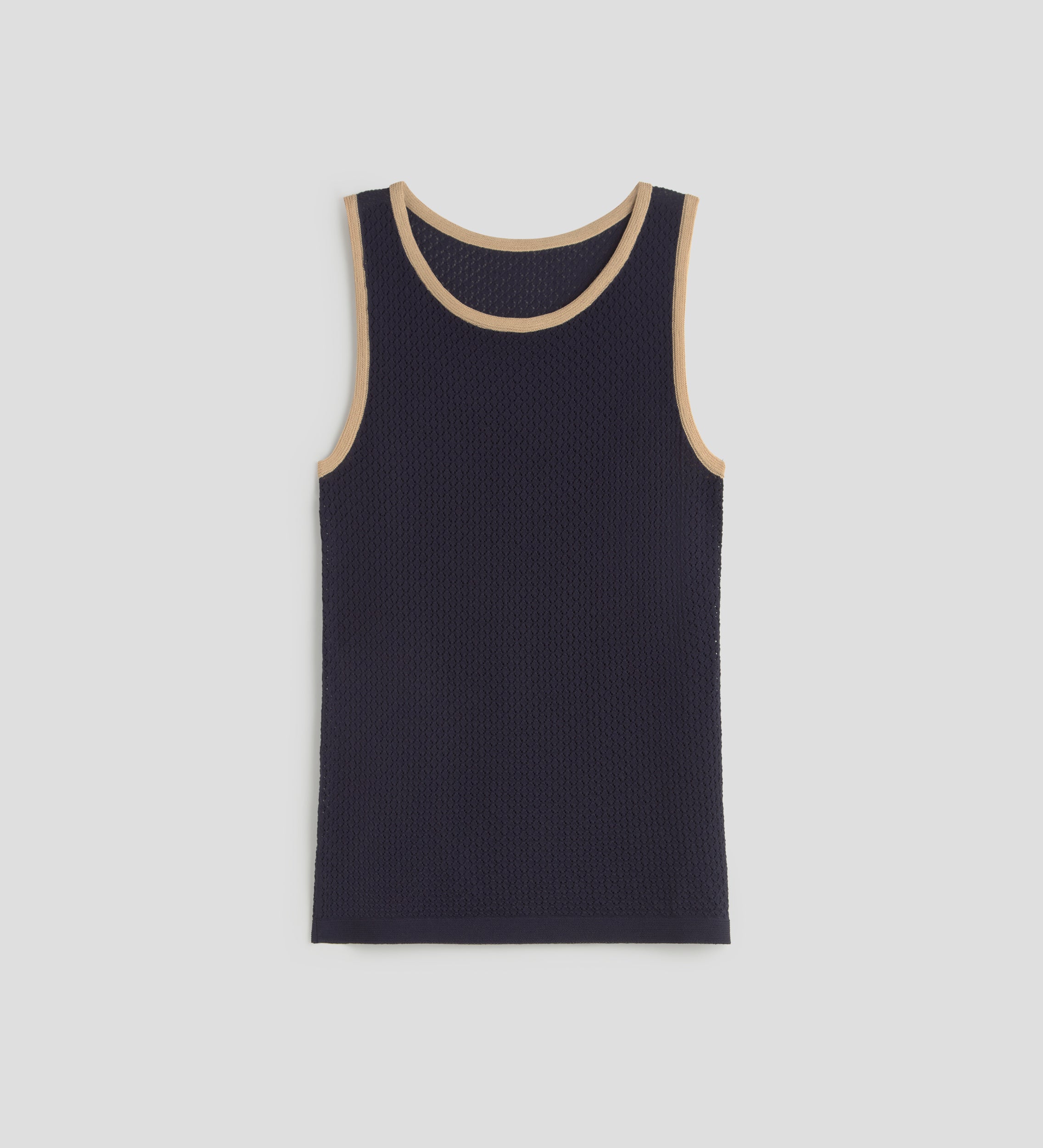 Openwork knitted top