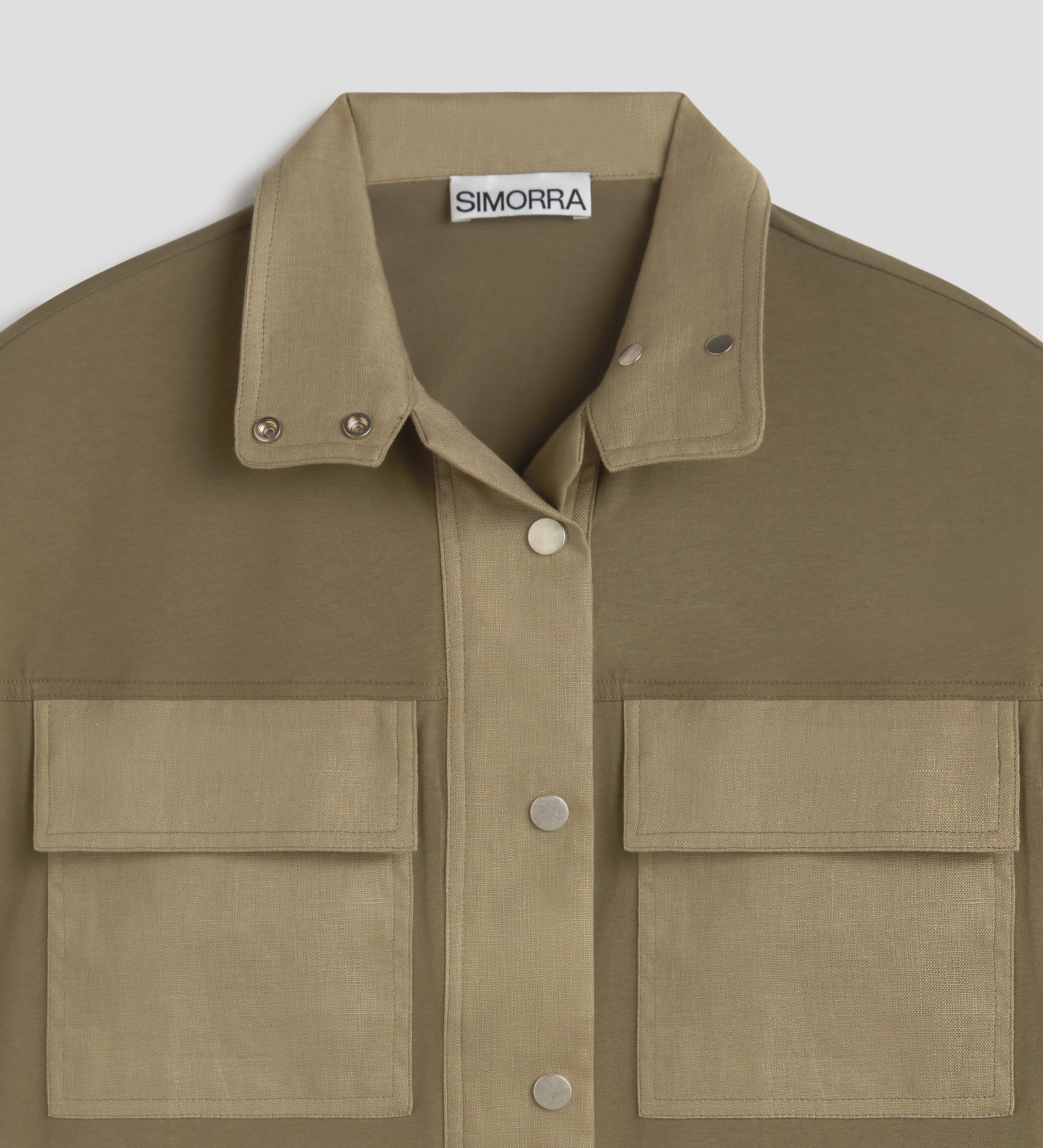 Camisa cuello alto