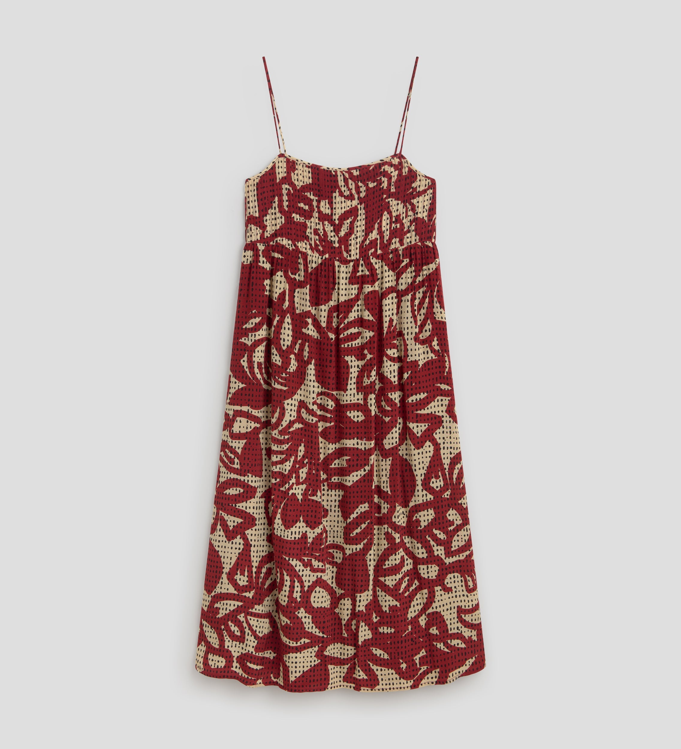 Vestido tirantes estampado