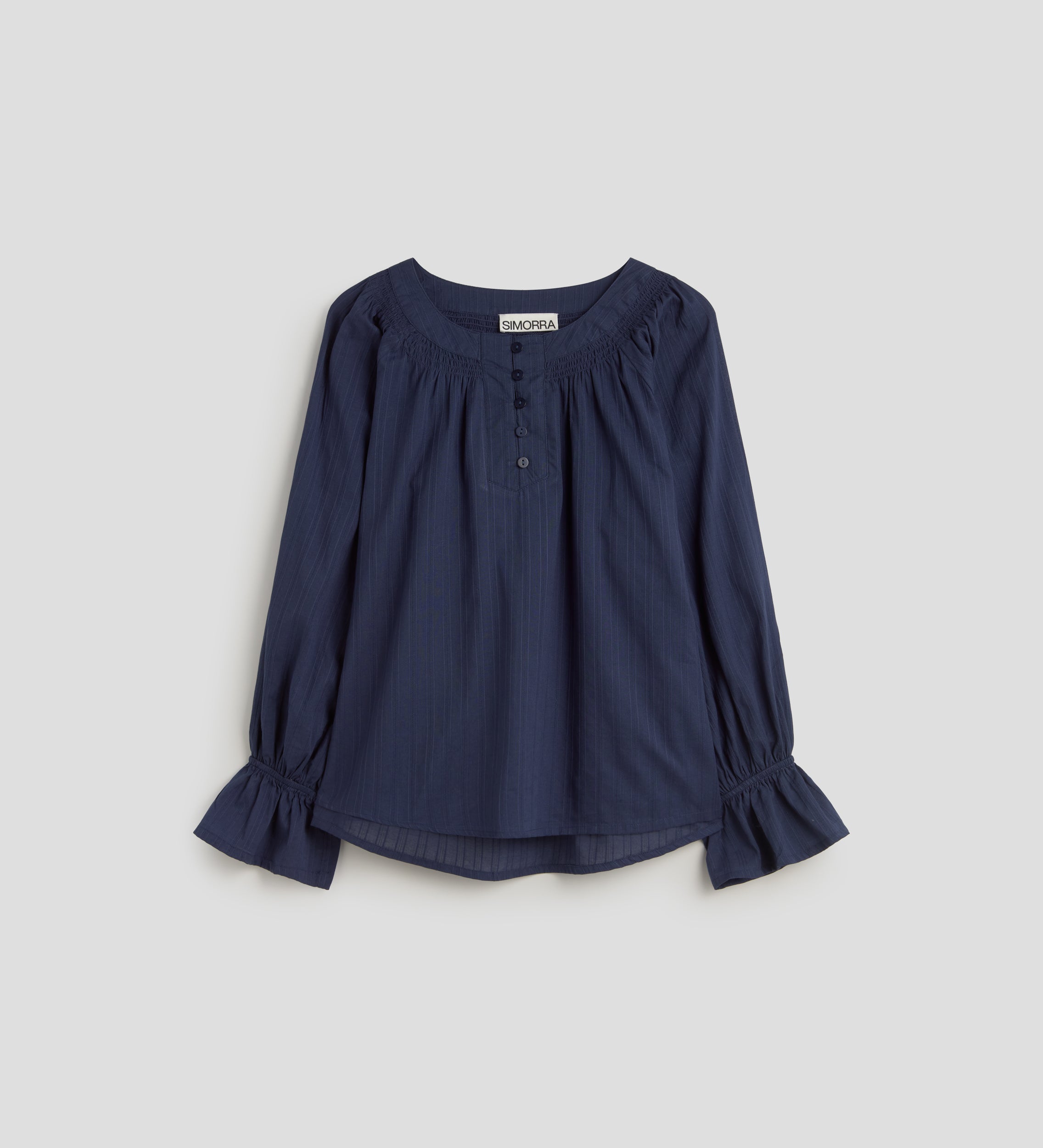 Blusa textura manga 3/4