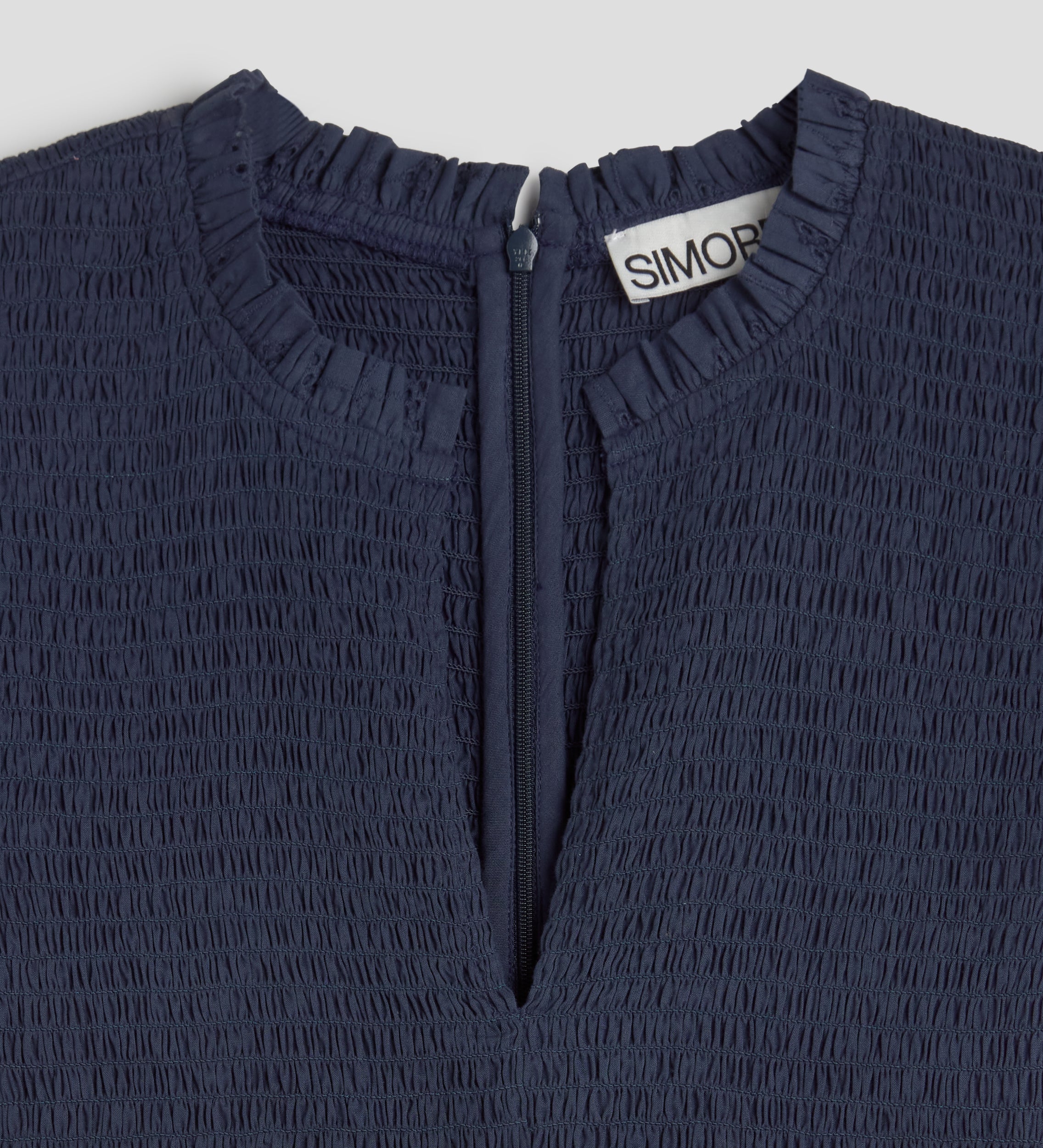 Vestido algodón bordado