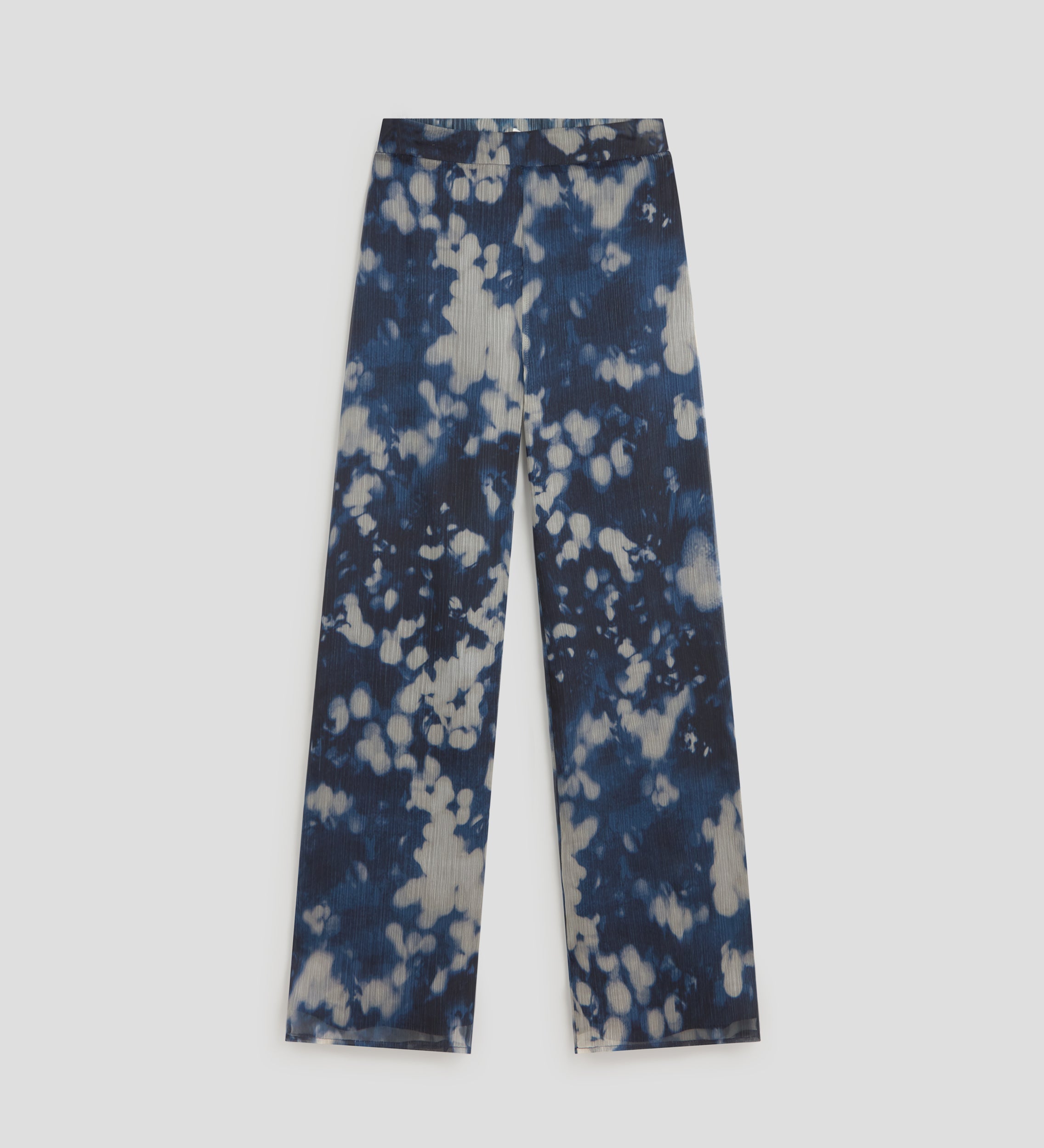 Flowy printed trousers