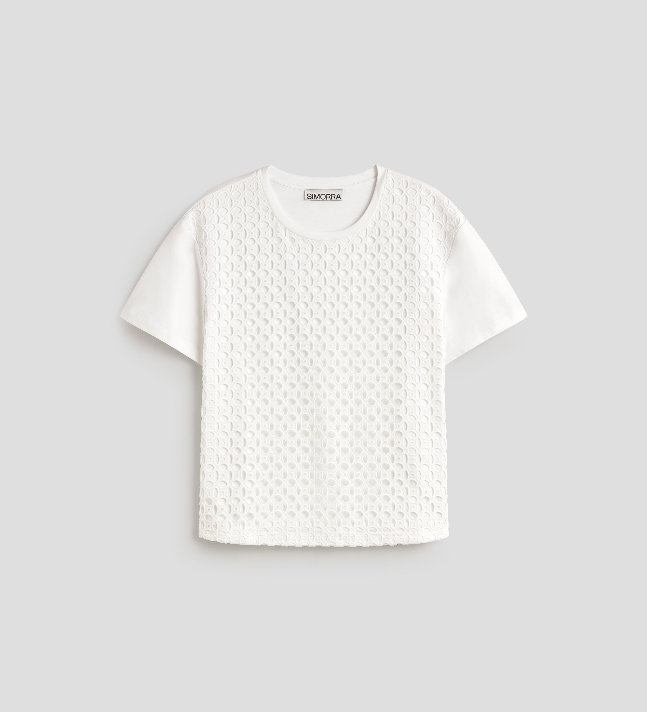 Camiseta algodón bordado