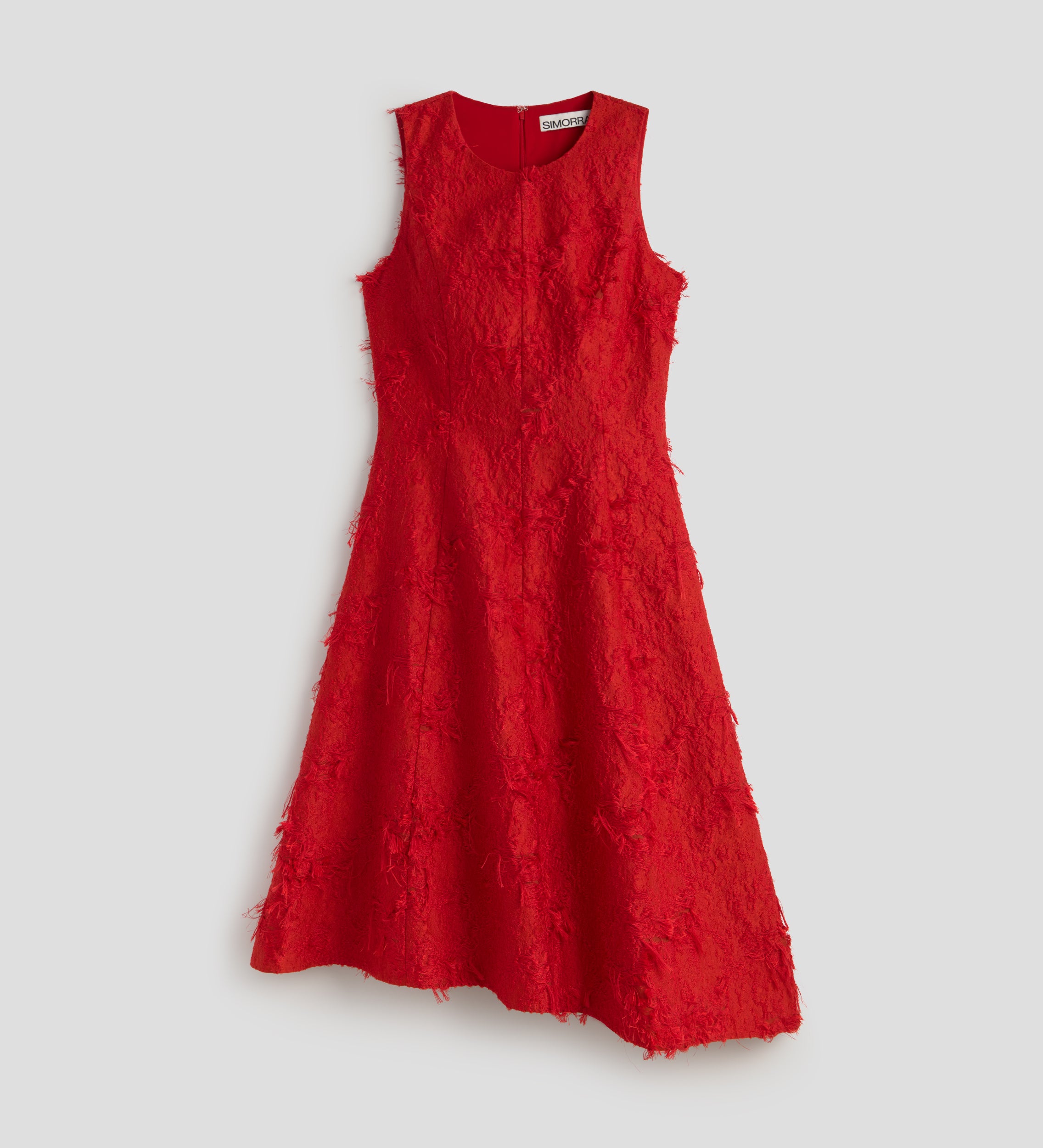 Robe à décolleté carré