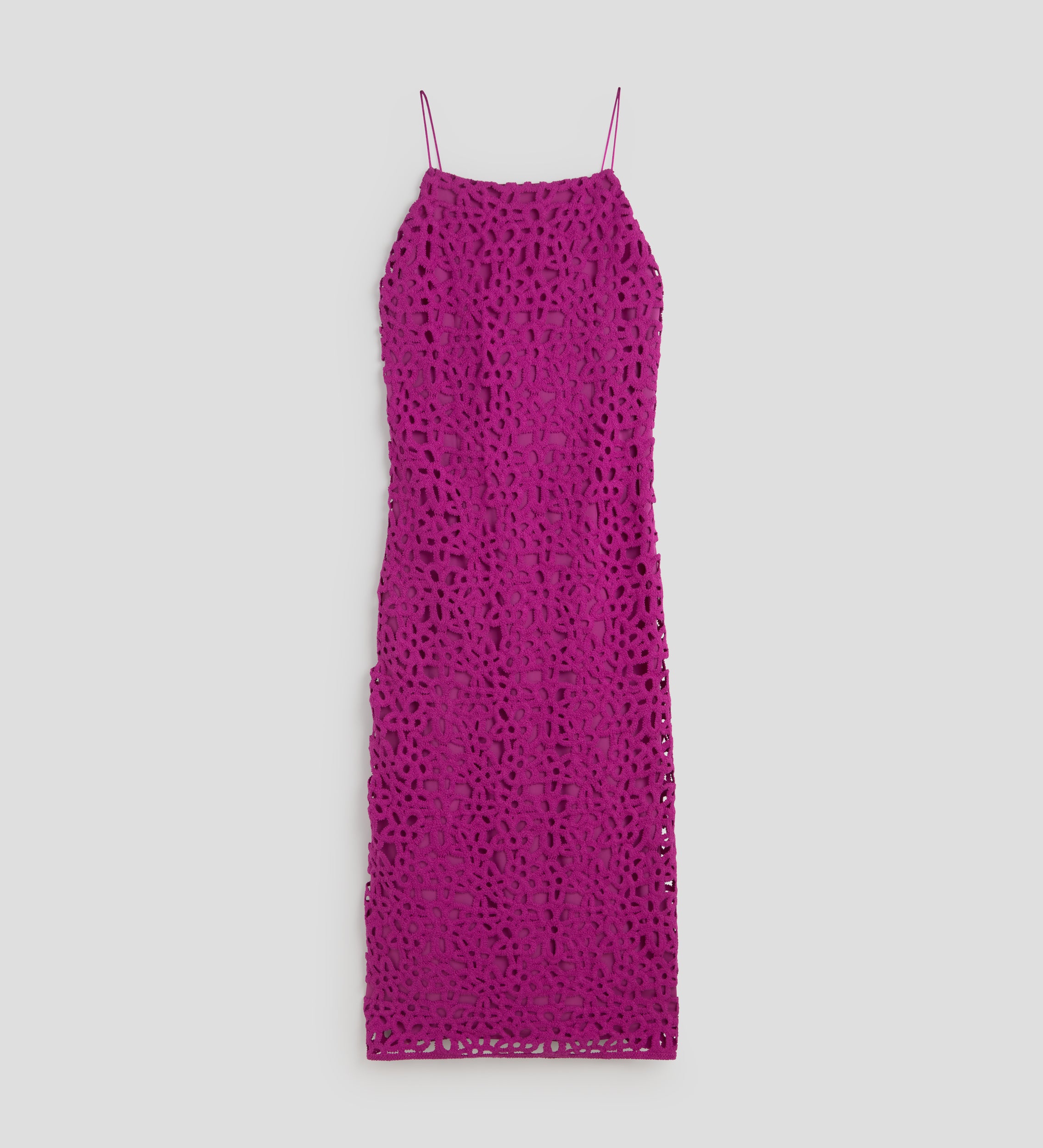 Robe à bretelles en guipure