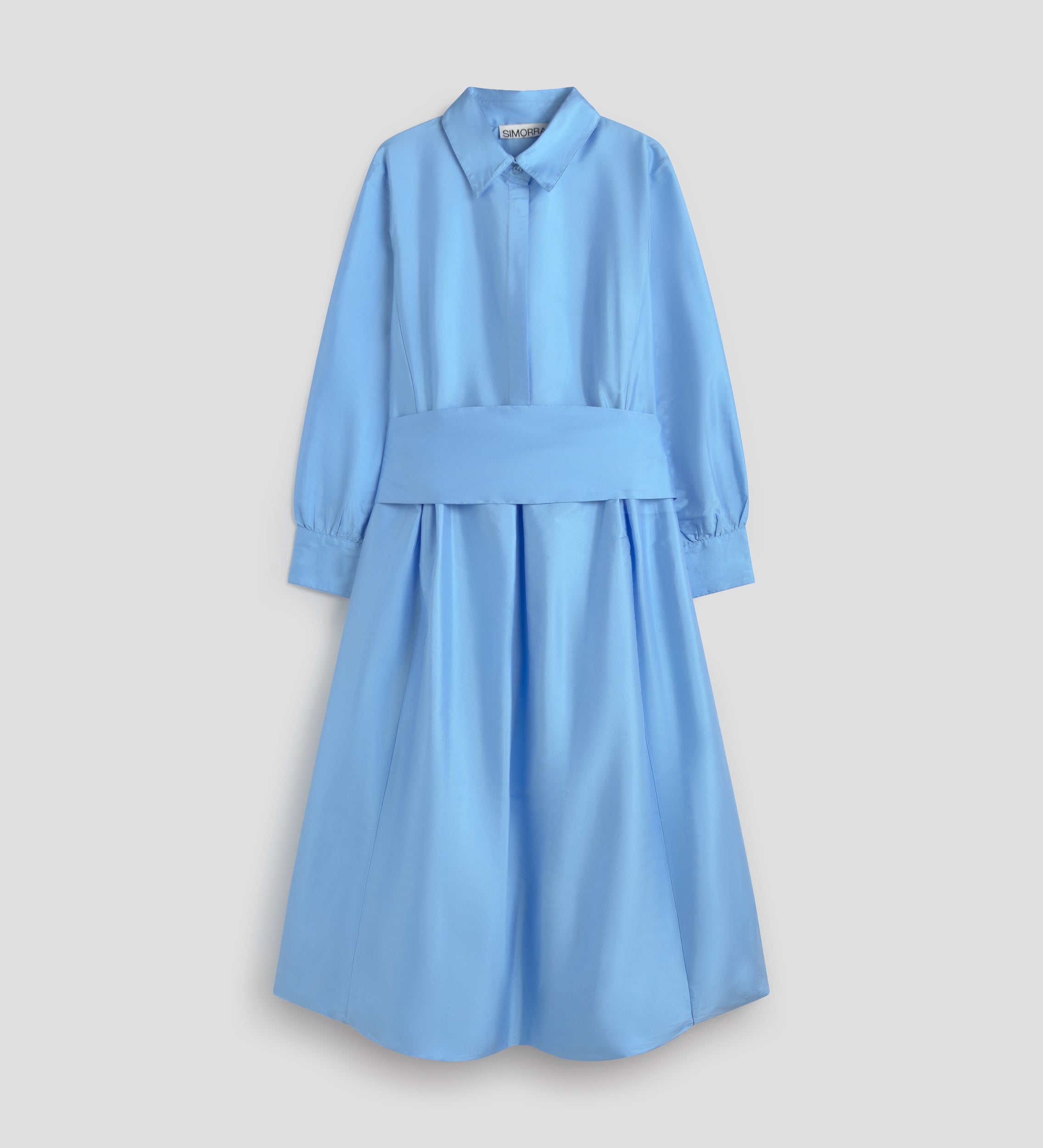 Robe midi à manches longues
