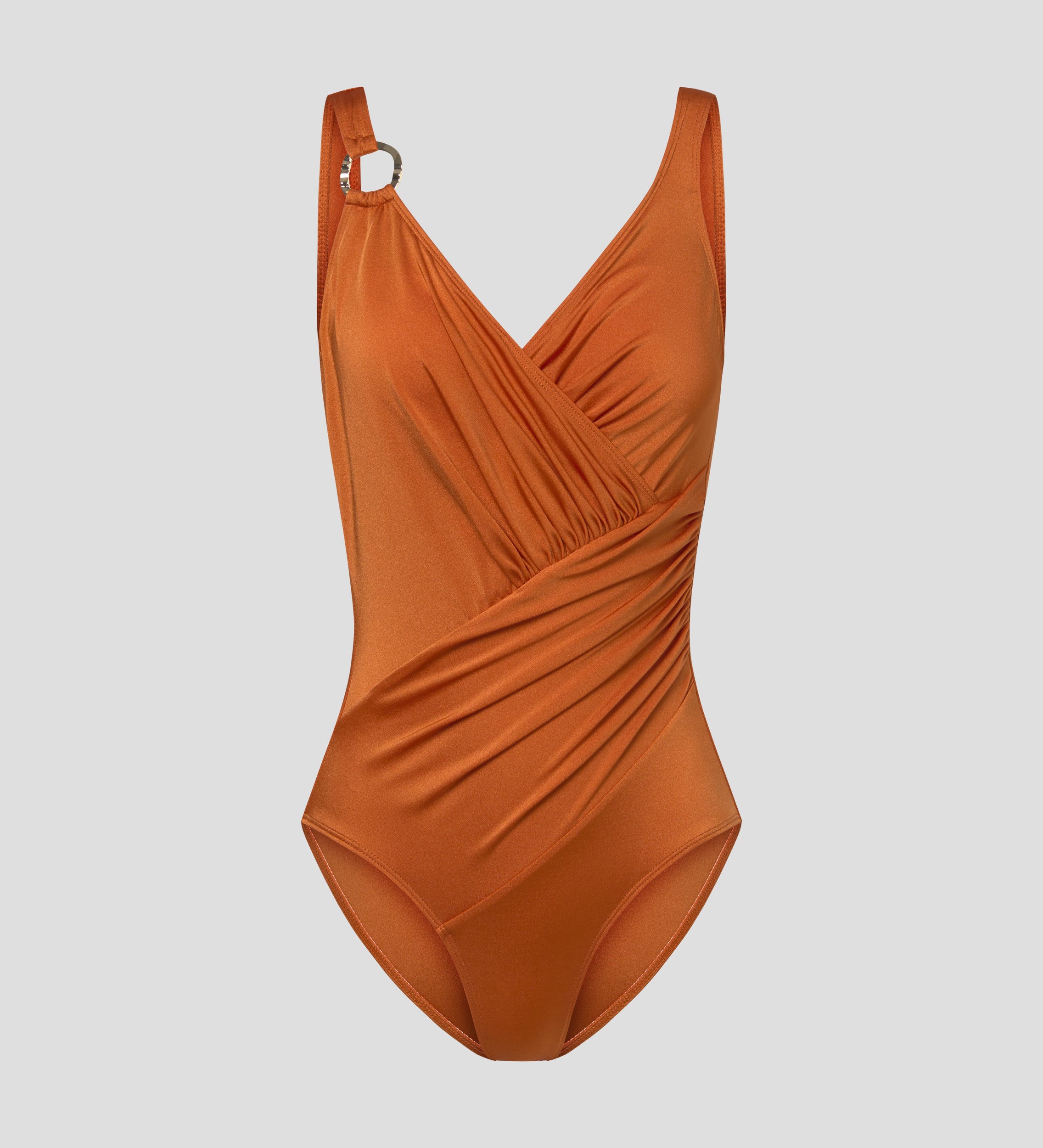 Draped swimsuit