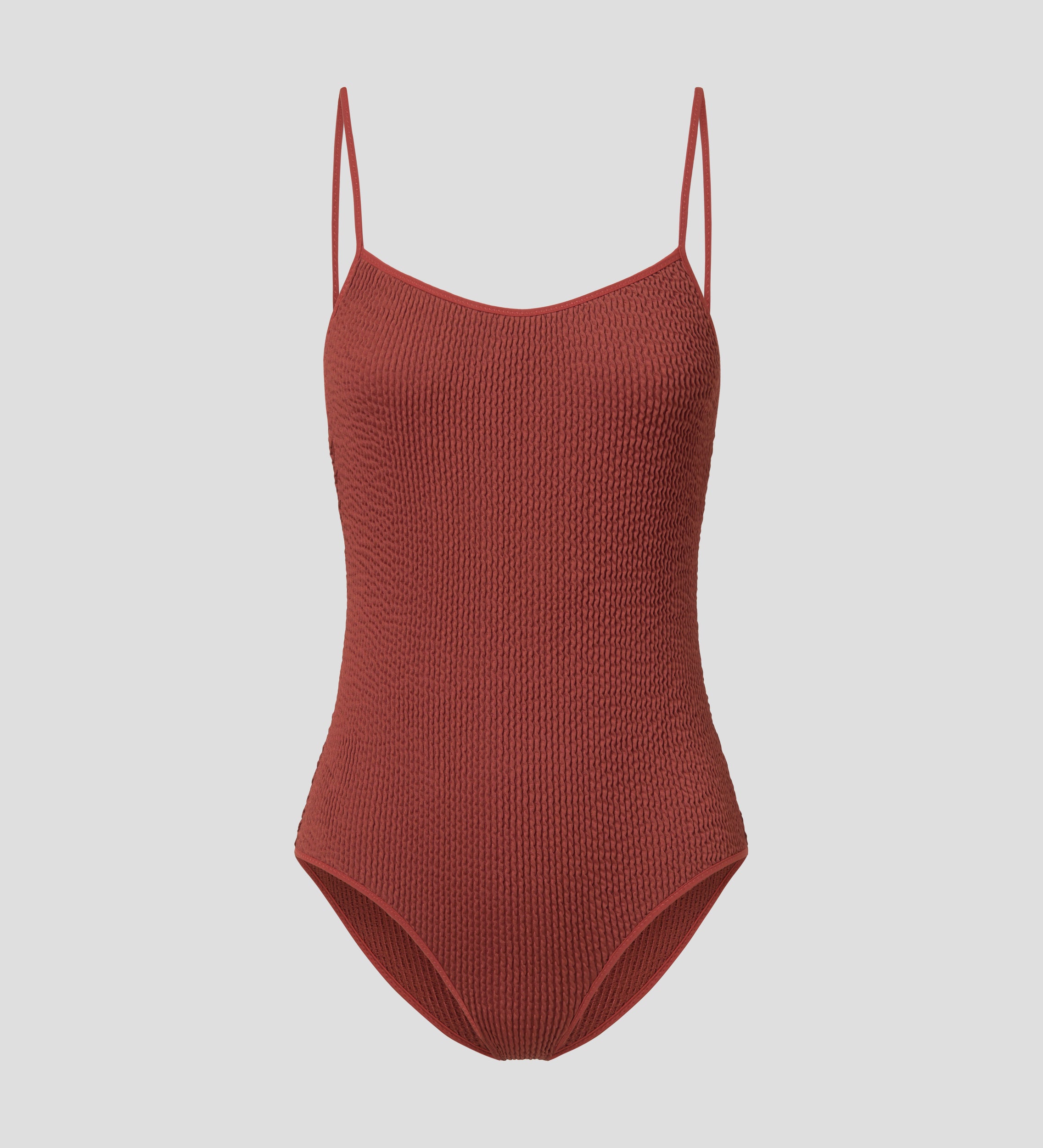Maillot de bain à décolleté droit