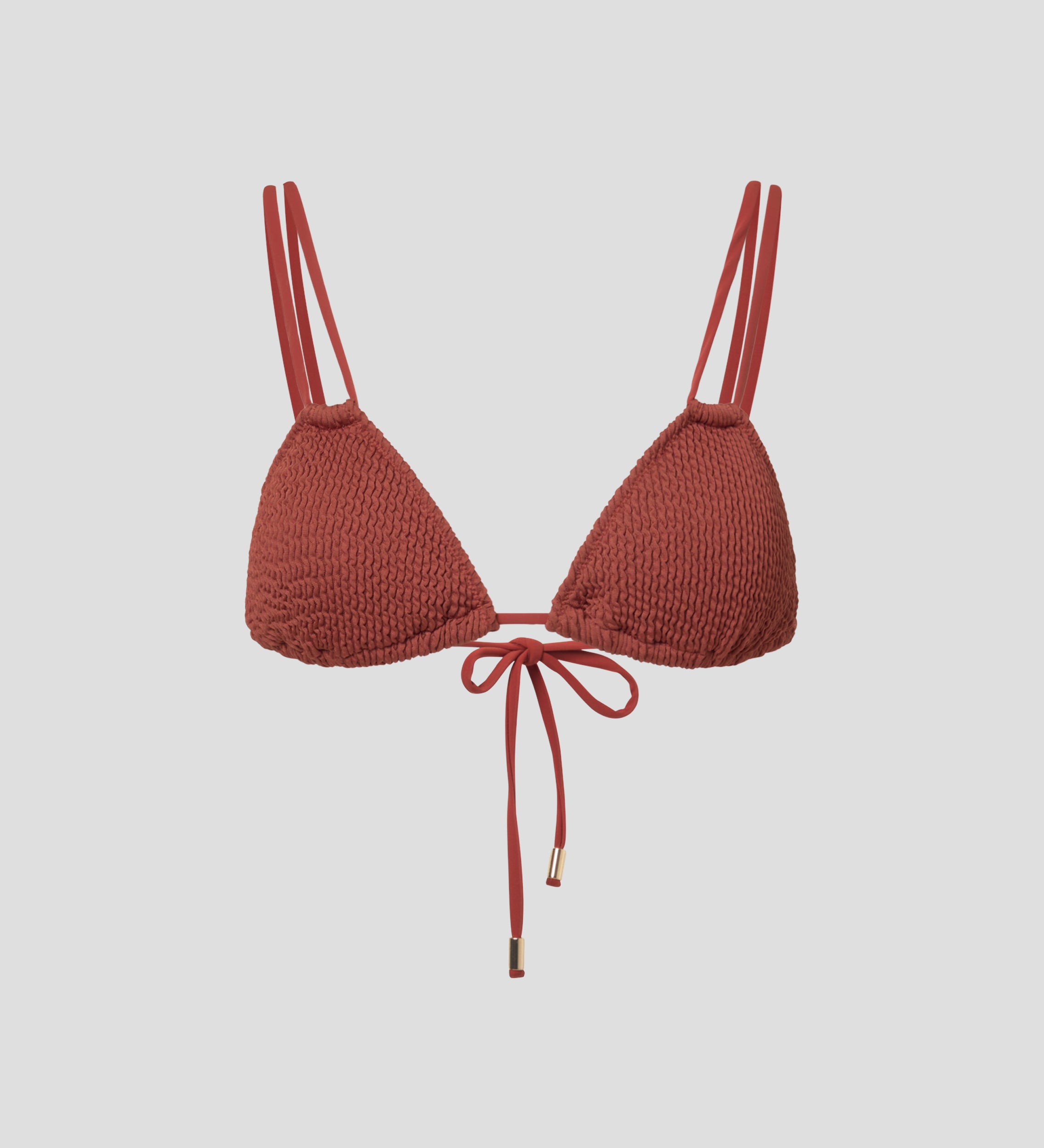 Textured bikini top