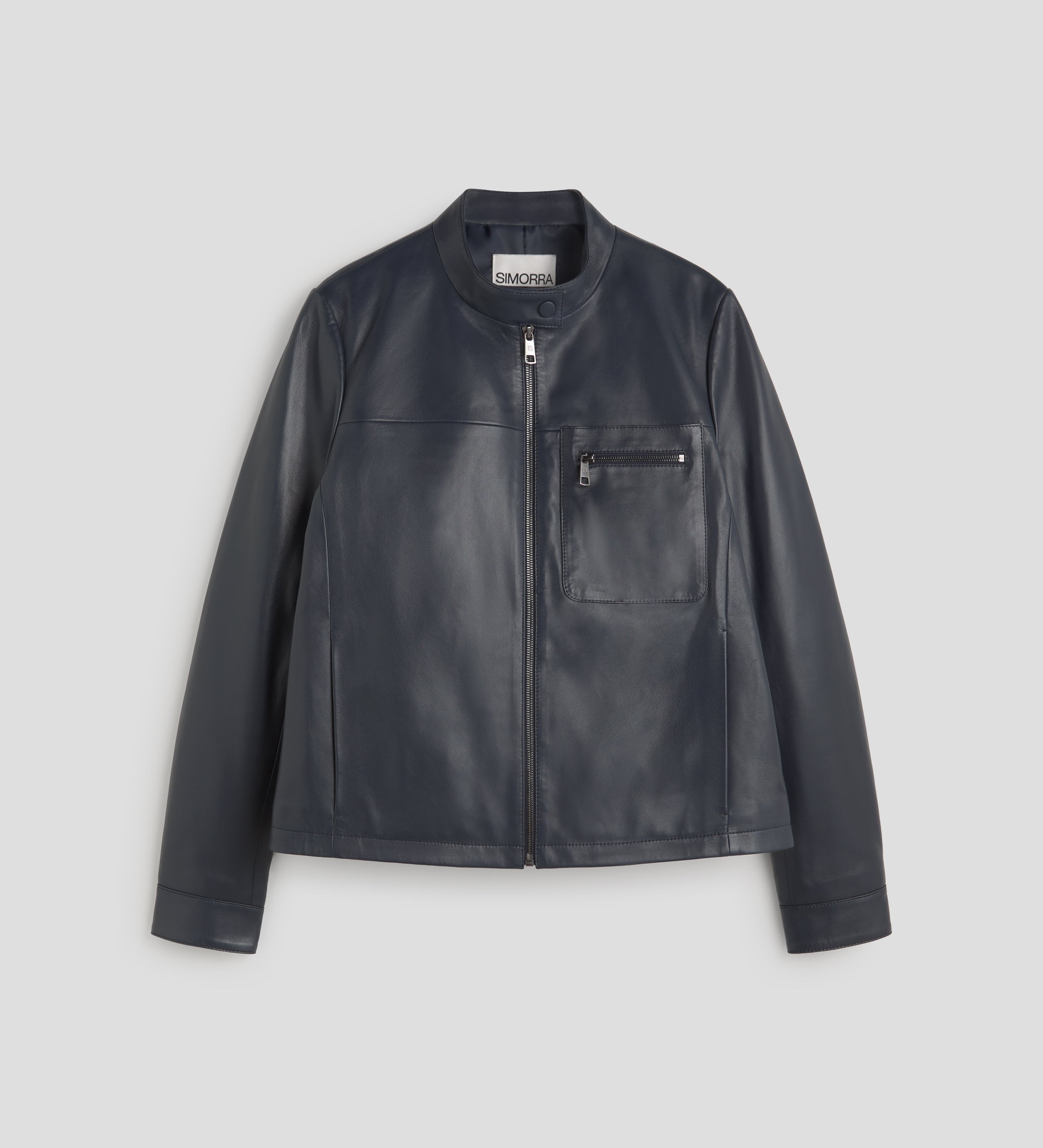 Short suede jacket